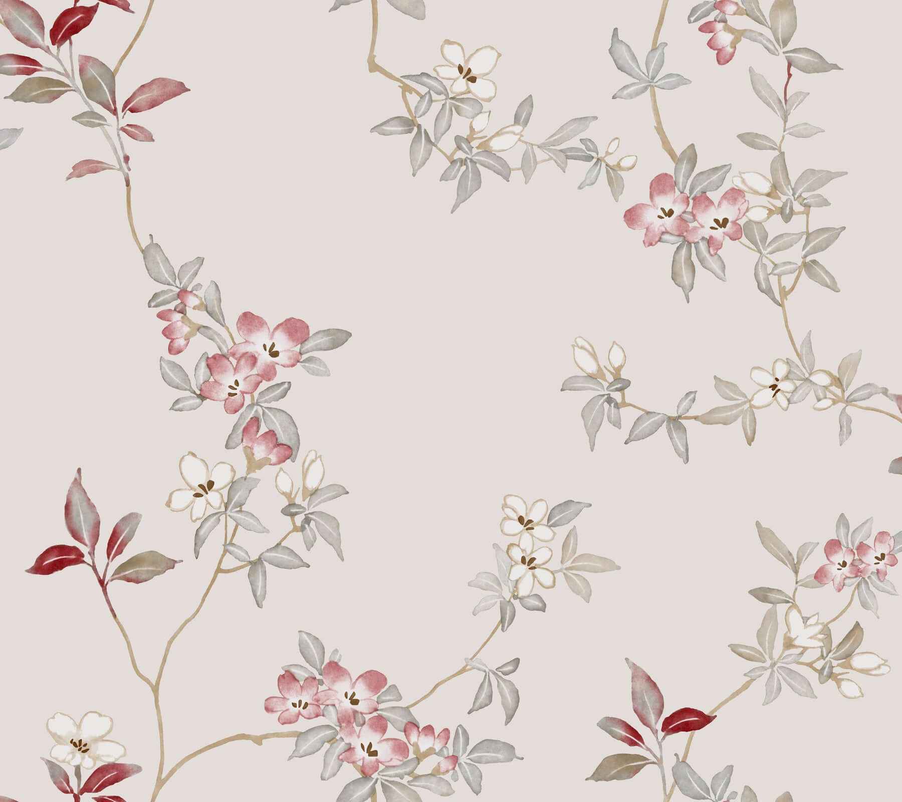 1800x1600 April Blossom Cream ZA8076 Wallpaper