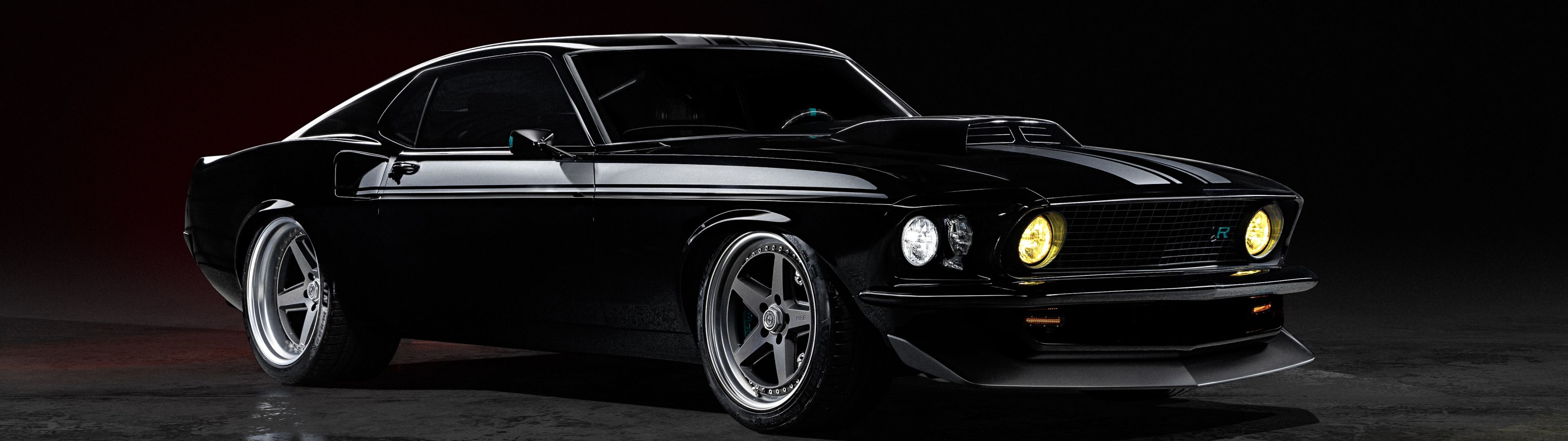 3840x1080 Ringbrothers Ford Mustang Mach 1 Kingpin Wallpaper 4K, 5K, Ford Mustang Mach 1