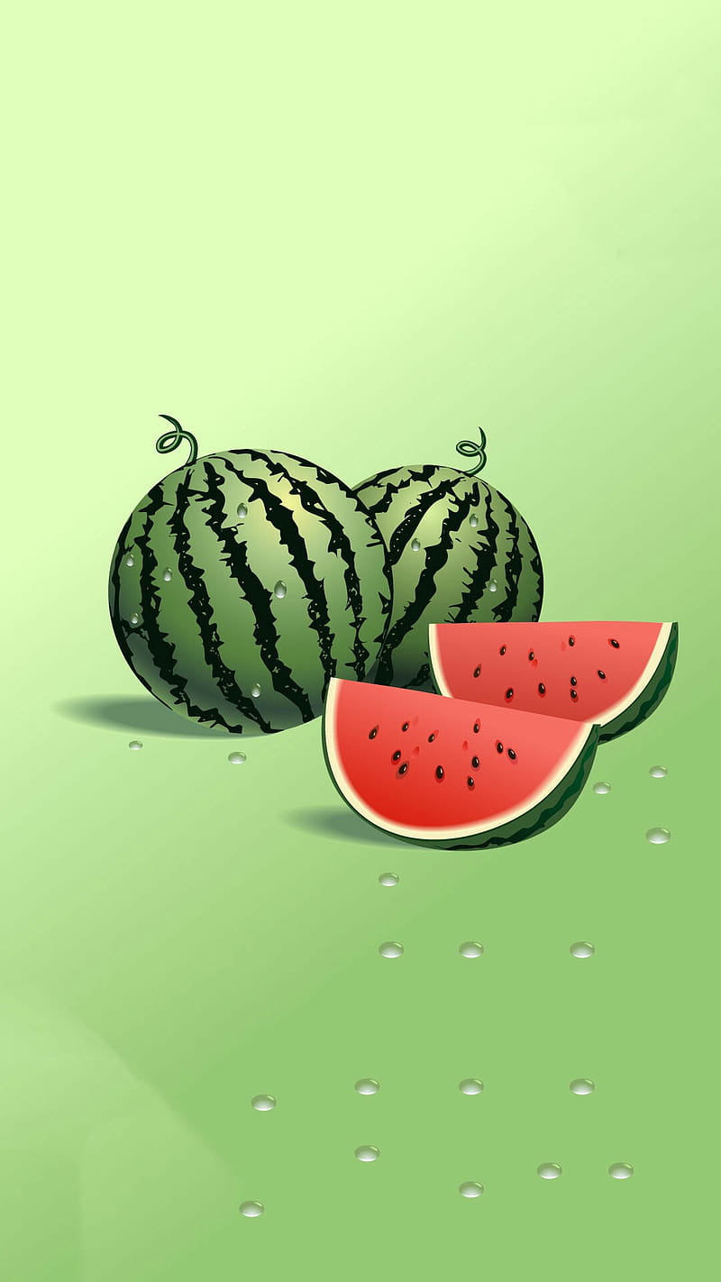 800x1422 Watermelon, fruit, green, water, HD phone wallpaper
