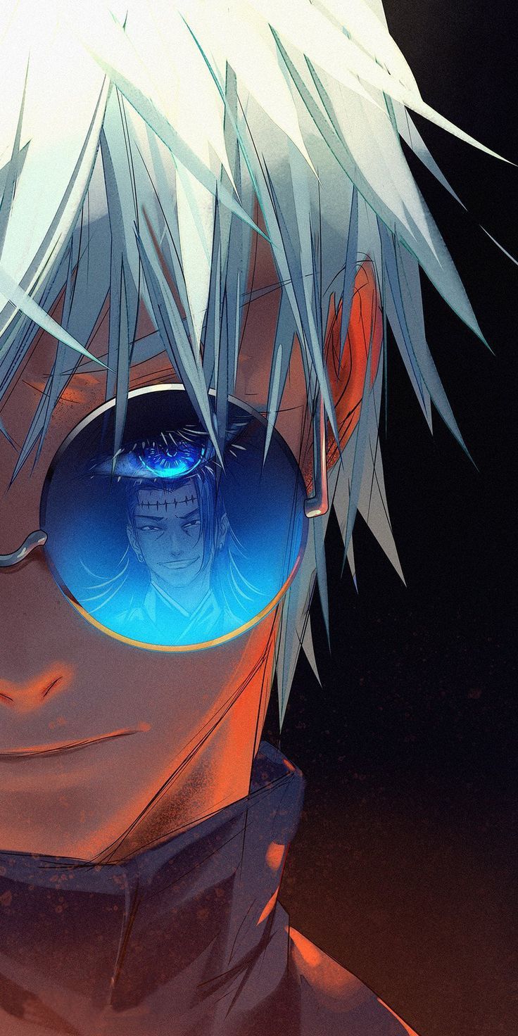 736x1472 Gojo six eyes pfp. Reversal blue gojo, Gojo eye wallpaper, Jujutsu no kaisen