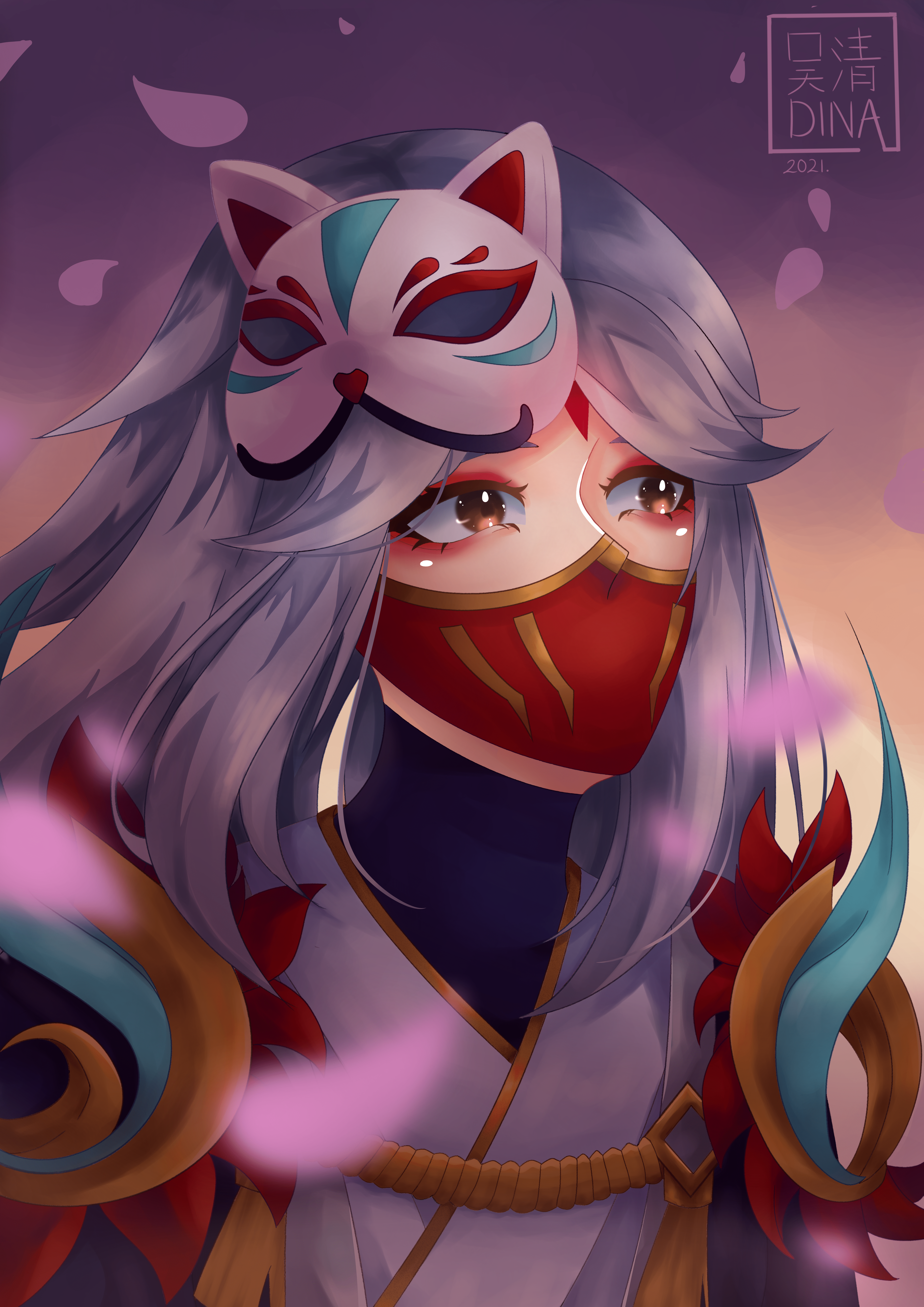 4960x7015 Luo Yi Tenko Petals Azag ART street