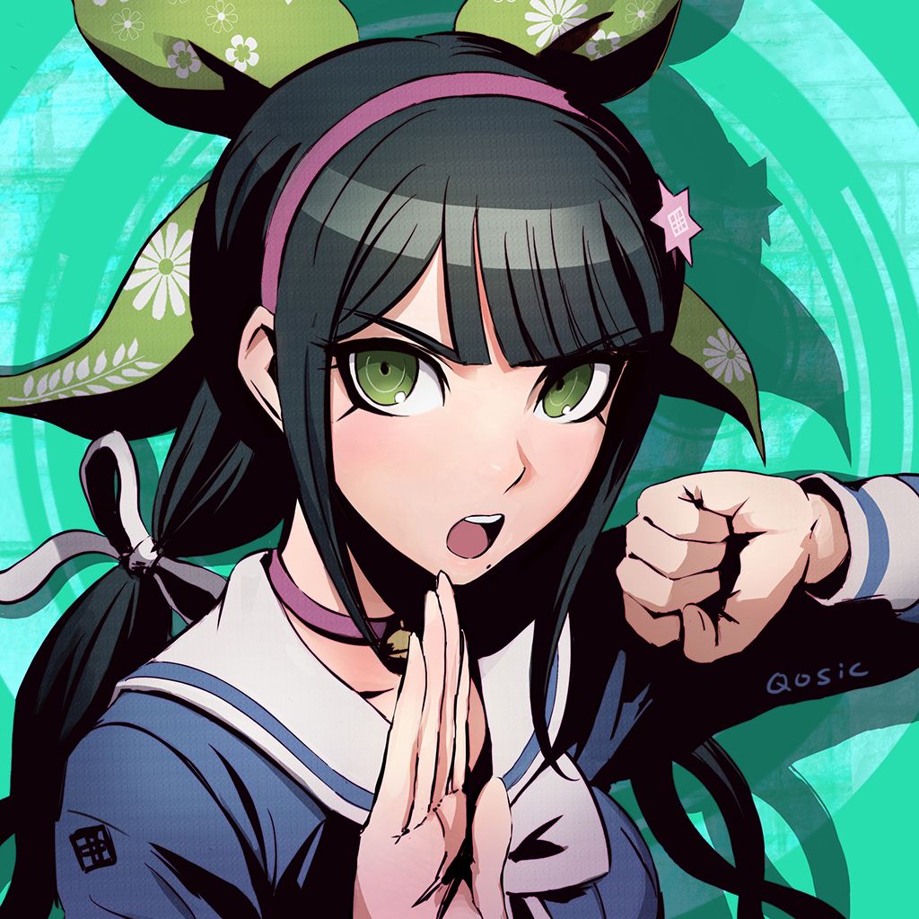 1024x1024 Chabashira Tenko (Tenko Chabashira) Danganronpa V3 by Qosic Anime Image Board