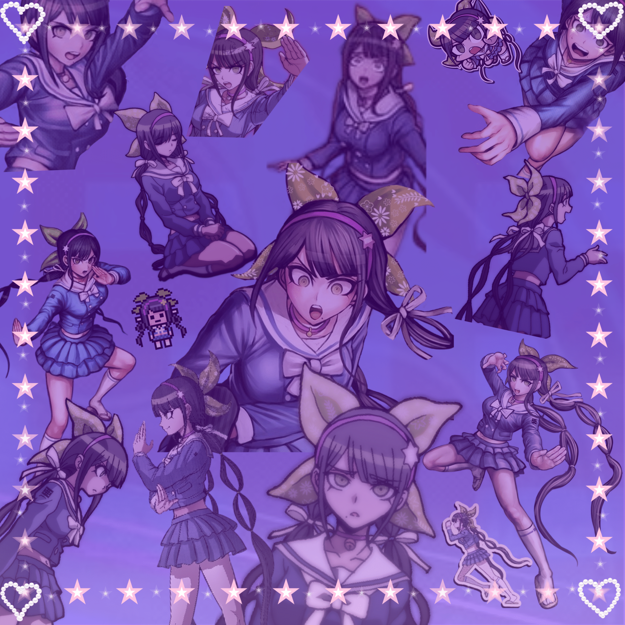 2048x2048 A slightly messed up Tenko fan art and pfp (both by me)