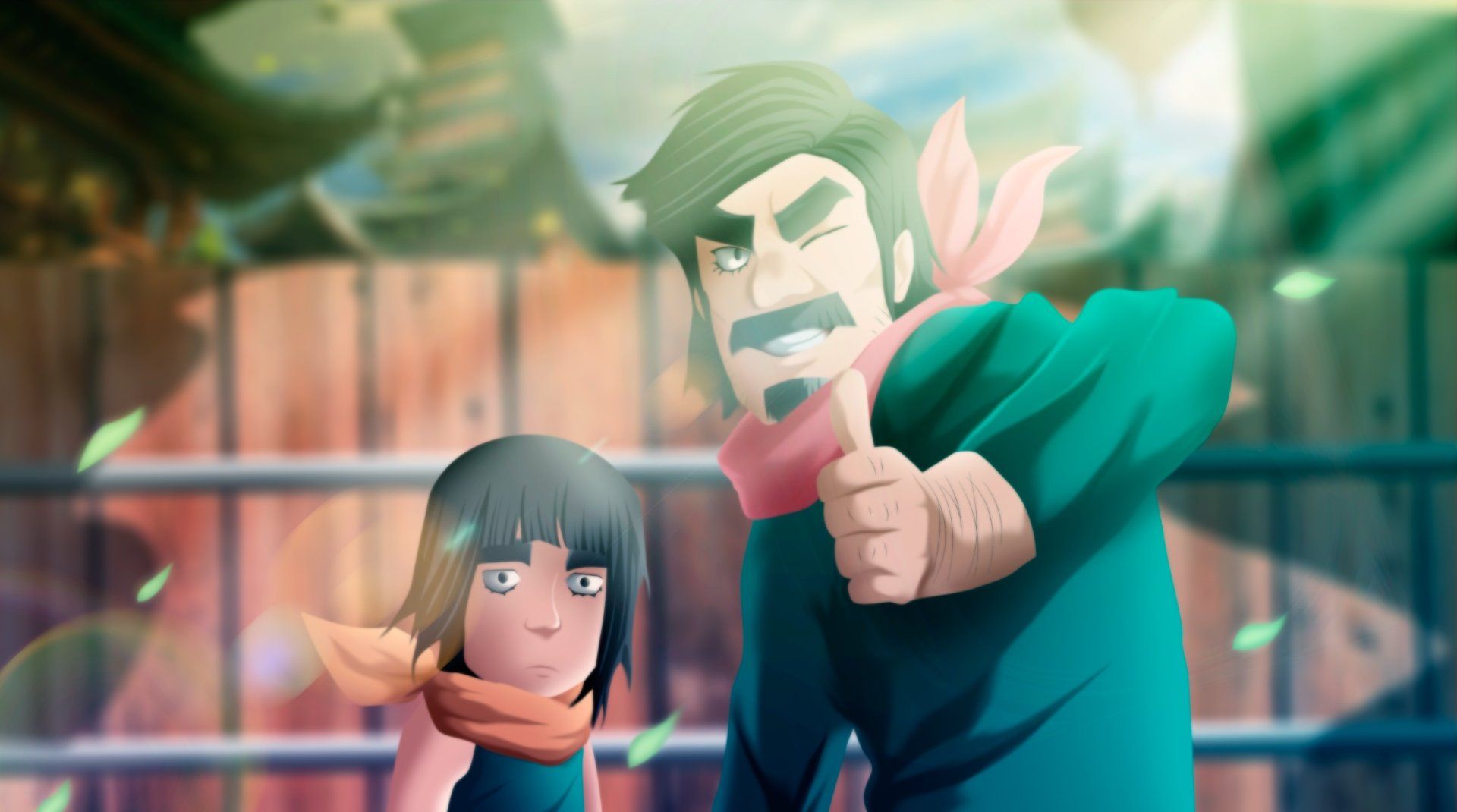1920x1070 Rock Lee and Might Guy 4K Ultra HD Wallpaper