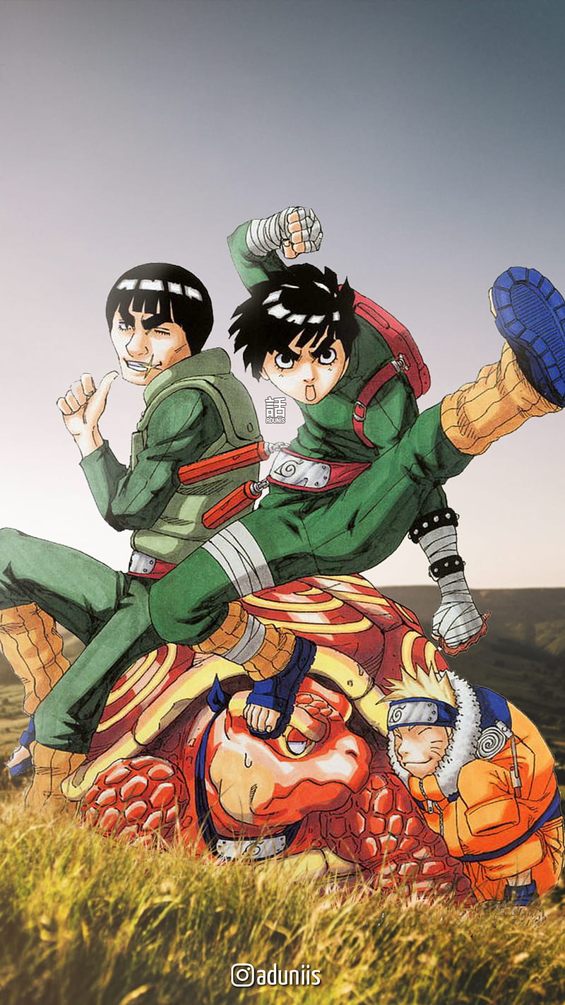 800x1422 Rock lee and Naruto, might guy, rock lee, HD phone wallpaper