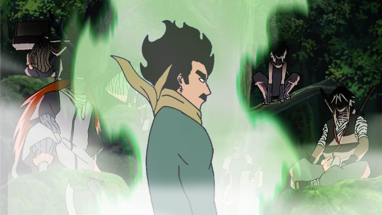 1280x720 Might Dai vs The 7 Ninja Swordsmen of the Mist
