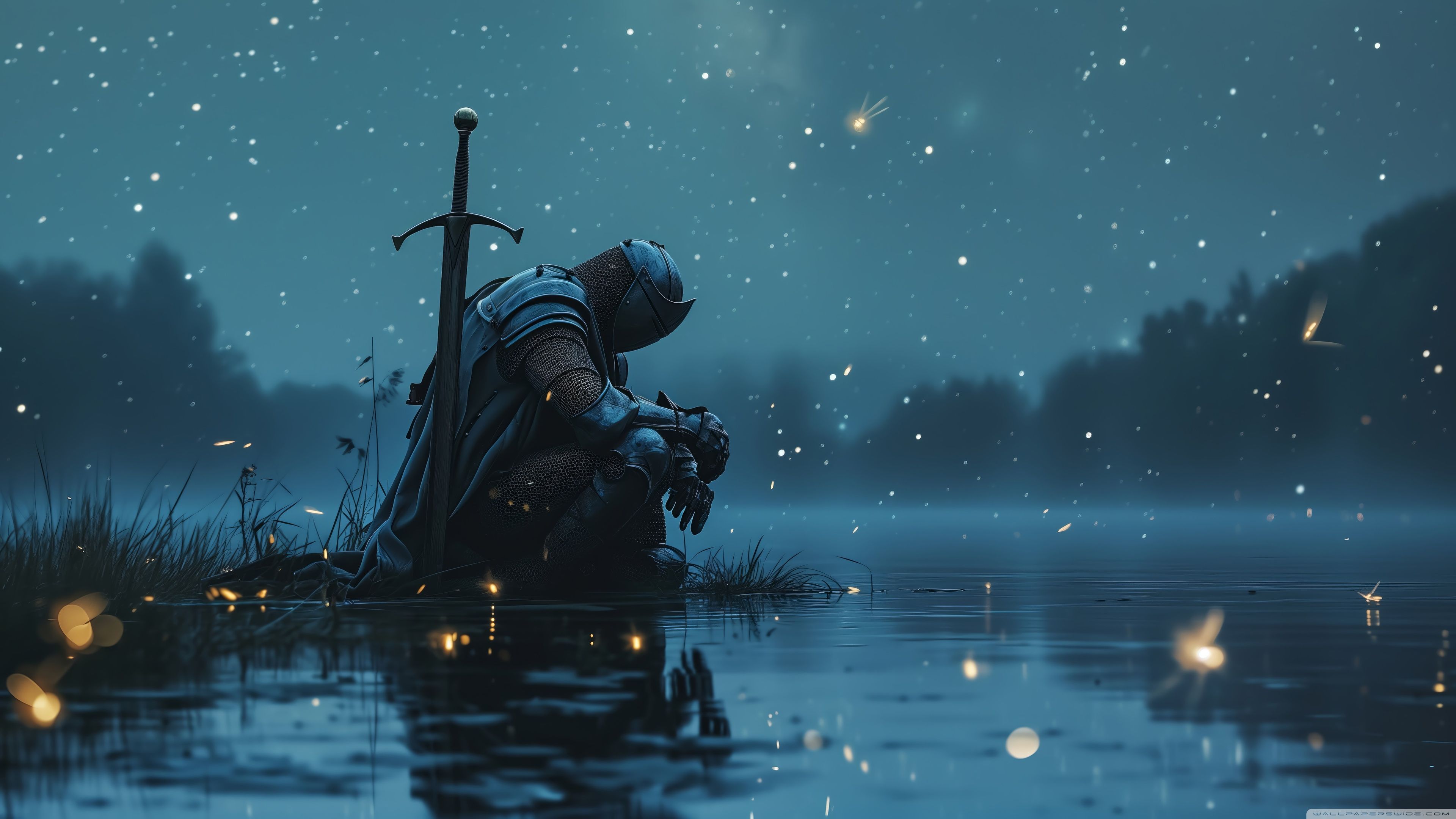 3840x2160 Knight Art 4K UHD Wallpaper for UltraHD Desktop and TV : Widescreen and UltraWide Display : Dual Monitor