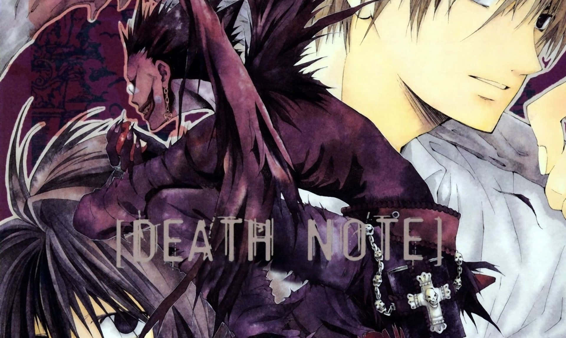 1920x1145 Download Light and L must team up in order to take down the latest sinister plot in DEATH NOTE. Wallpaper