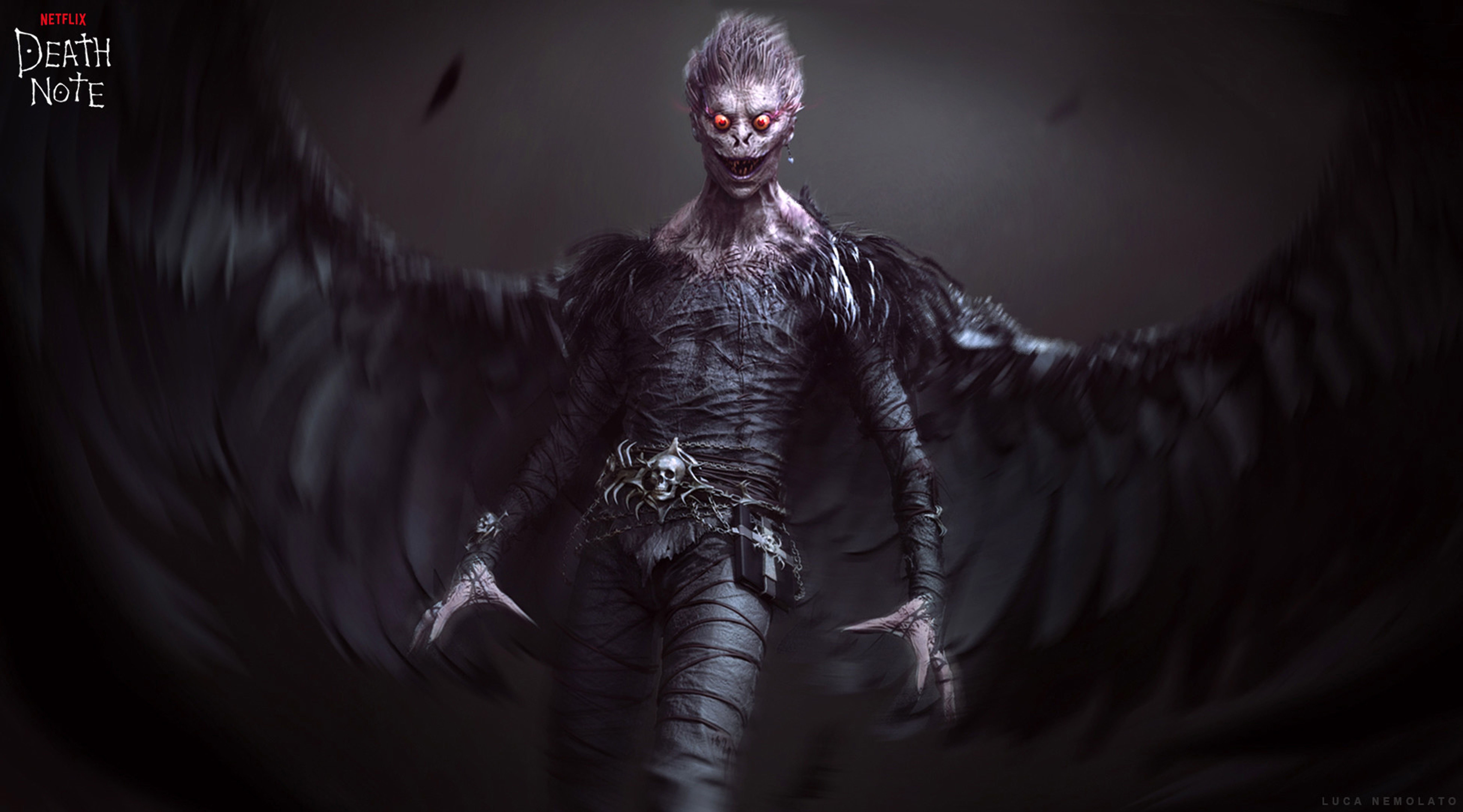 7813x4337 Phone wallpaper: Anime, Death Note, Ryuk (Death Note) 1504481