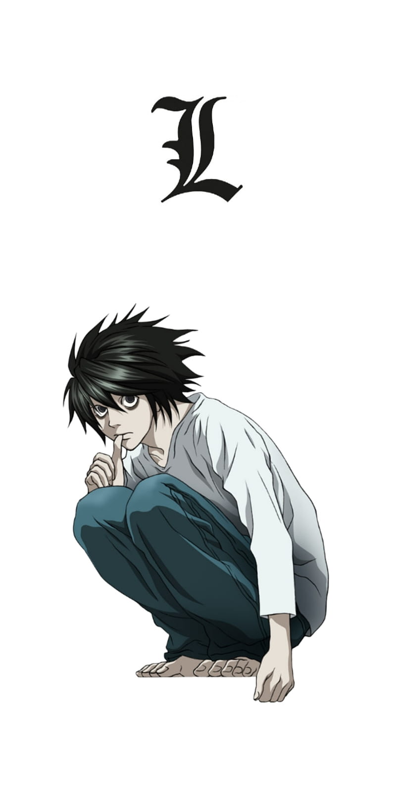 800x1600 Lawliet, L death note, Light deathnote, ryuk, l, death note, anime, HD phone wallpaper