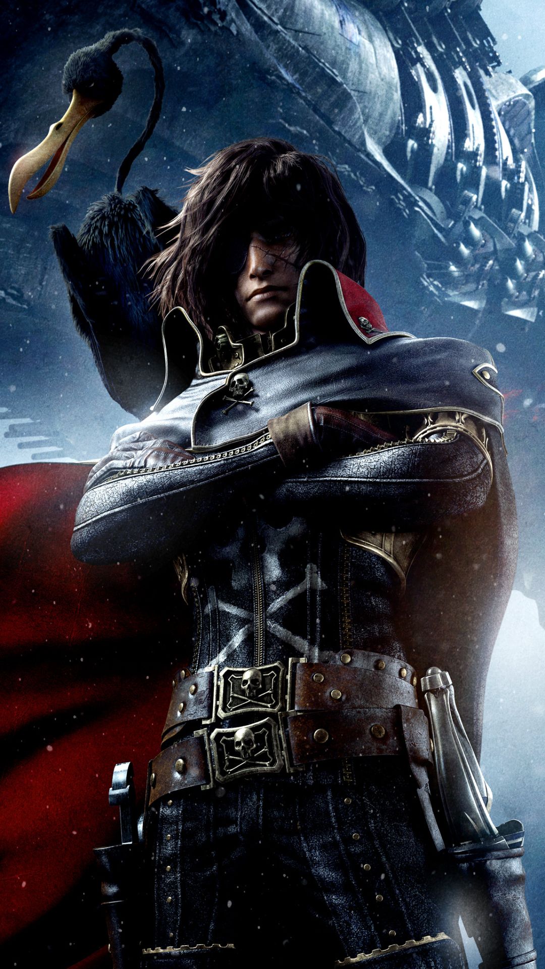 1080x1920 Space Pirate Captain Harlock Phone Wallpaper: Free 4K & HD Downloads