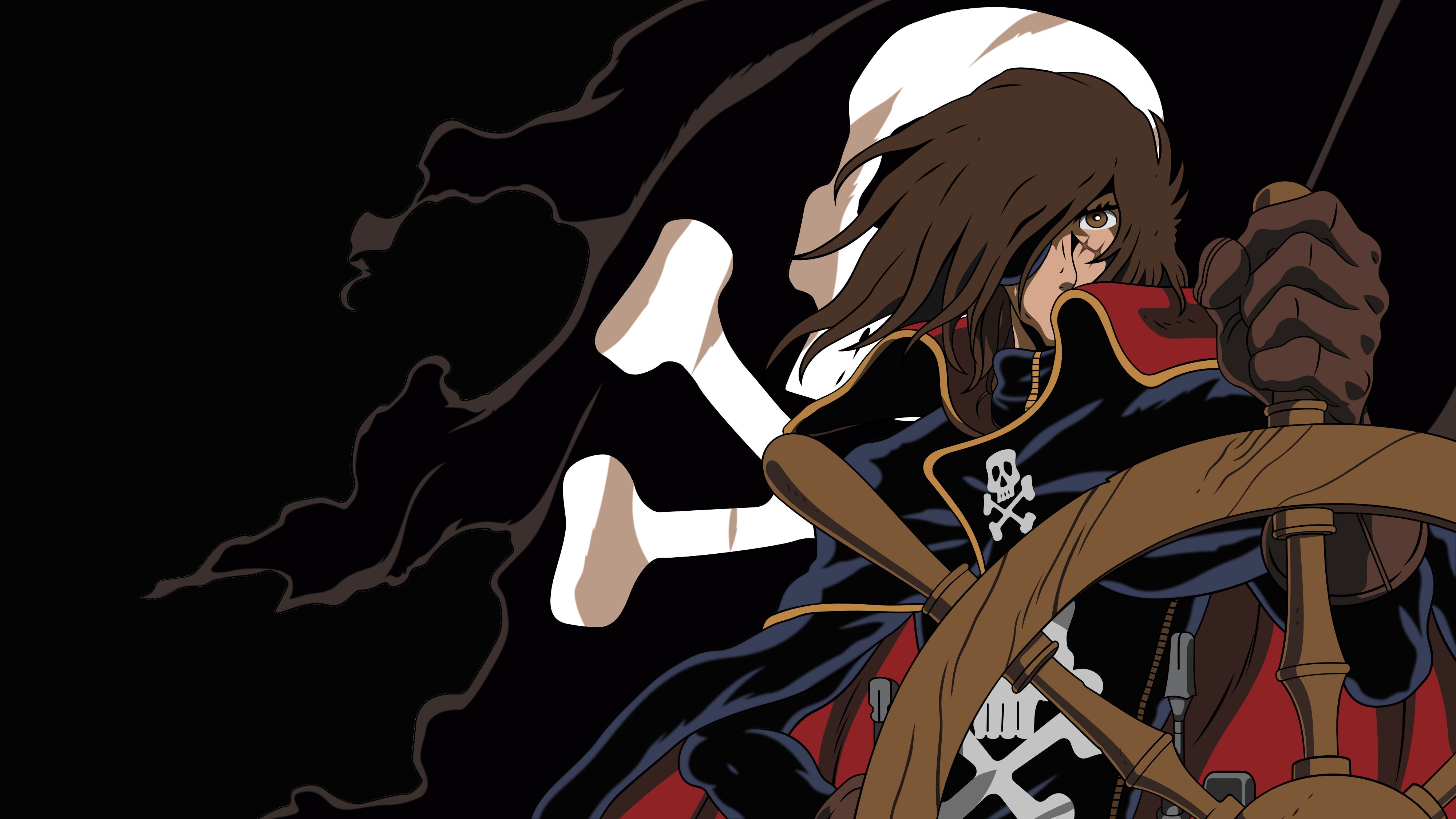 4000x2250 Desktop wallpaper: Captain Harlock, Anime 4K free download for PC. 225197
