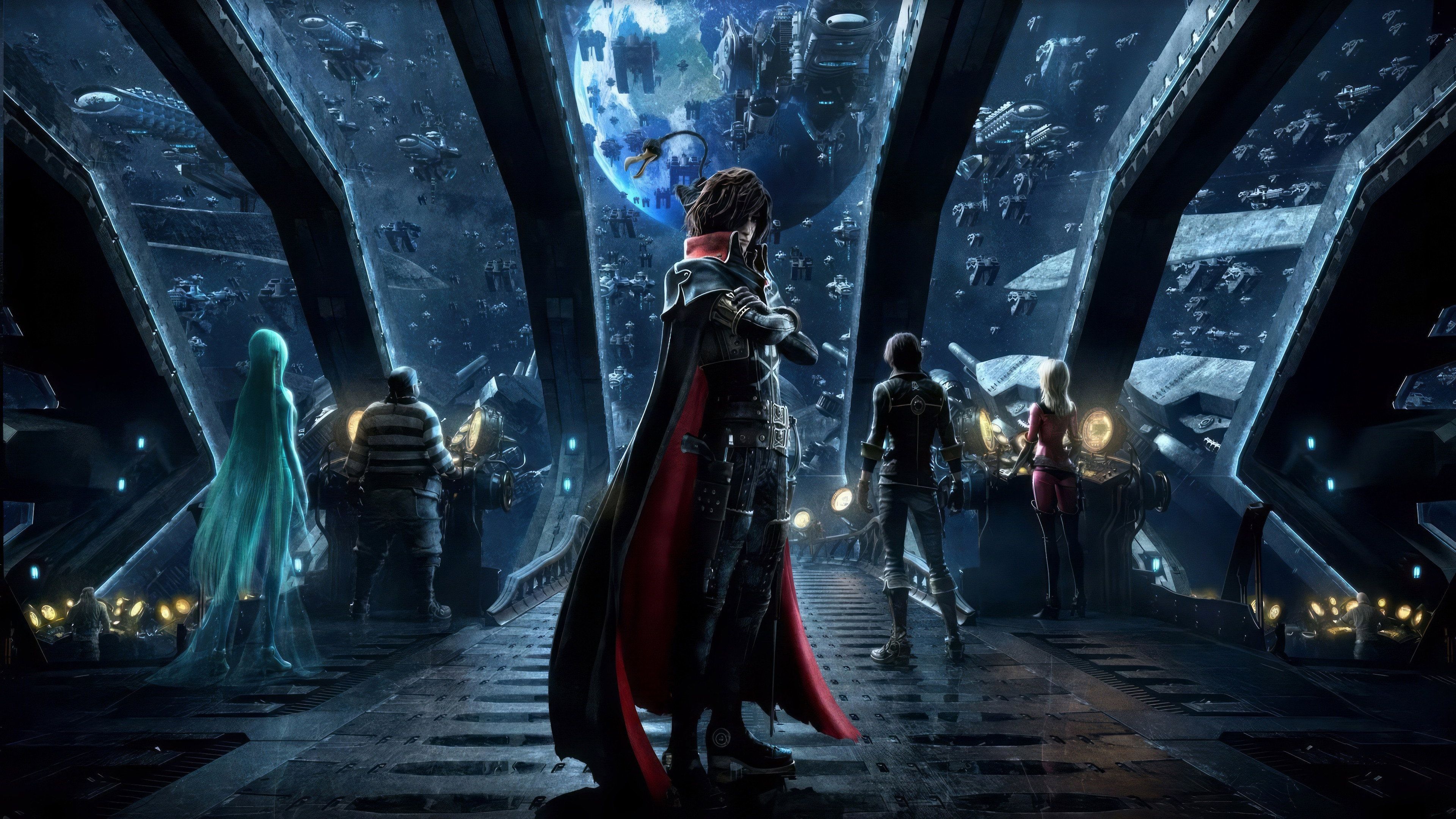 3840x2160 Space Pirate Captain Harlock (2013)