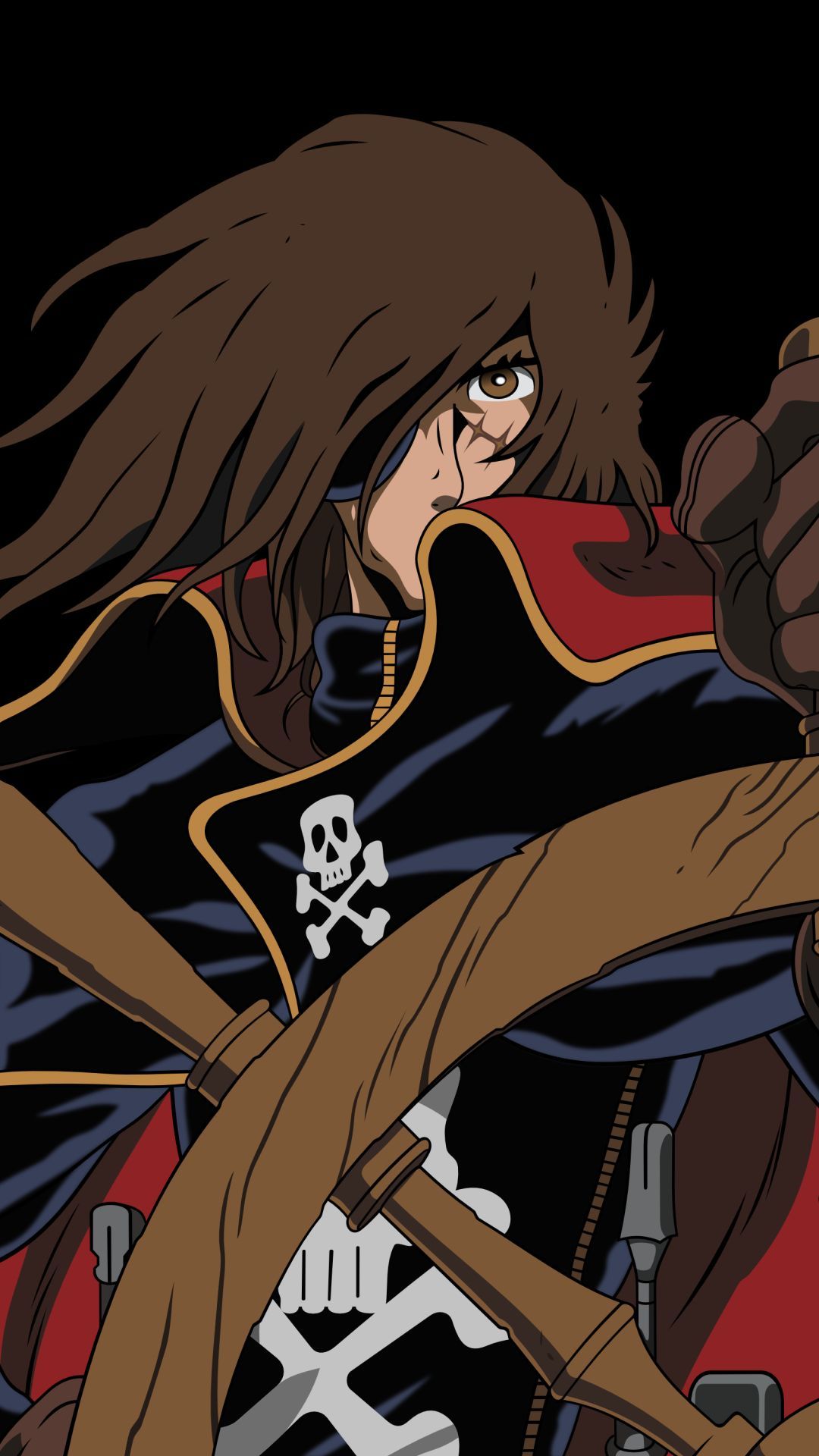 1080x1920 Phone wallpaper: Captain Harlock, Anime 1257459