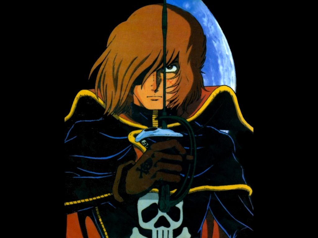 1024x768 Please Toei: Don't Turn Captain Harlock into Howard Stern