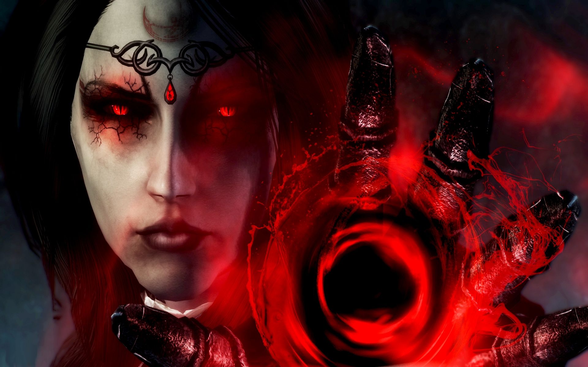 1920x1200 Dark Vampire HD Wallpaper: Embrace the Nightx1200