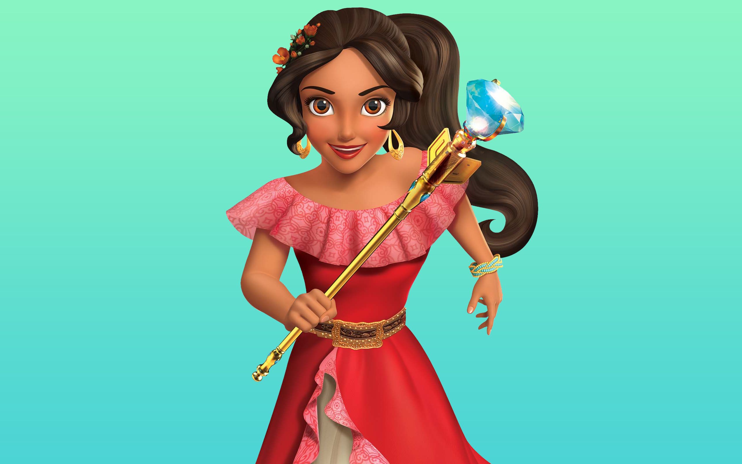 2560x1600 Elena of Avalor: Big wallpaper with main characters