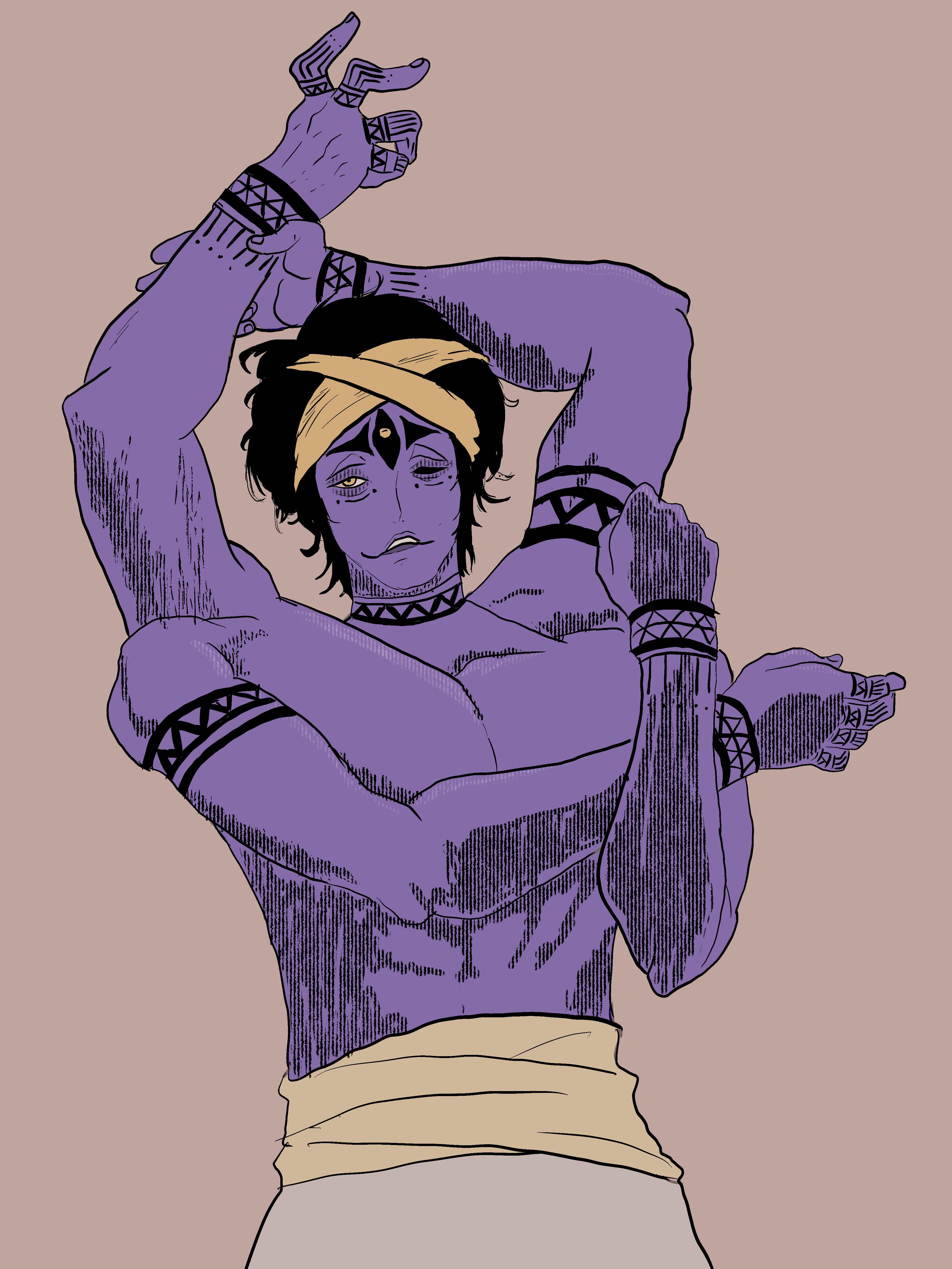 3600x4800 Shiva one of the coolest RoR characters