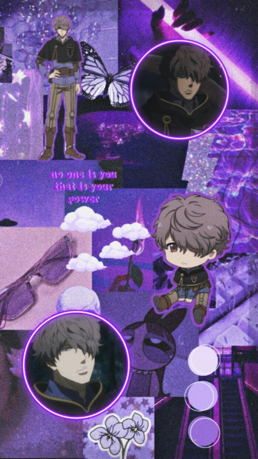 850x1511 Black Clover -Gauche (wallpaper -edit)
