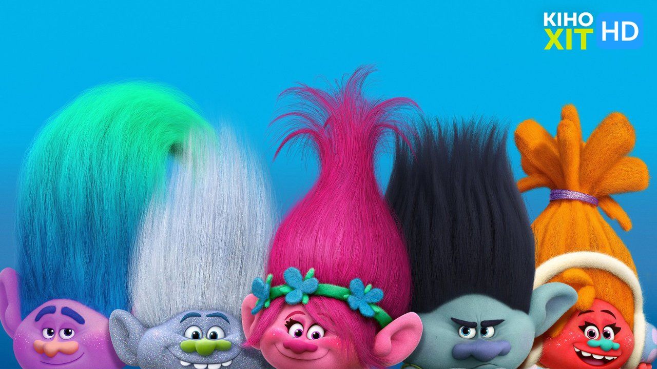 1280x720 Trolls: watch the cartoon online in good quality (HD). Cartoon 2016 year