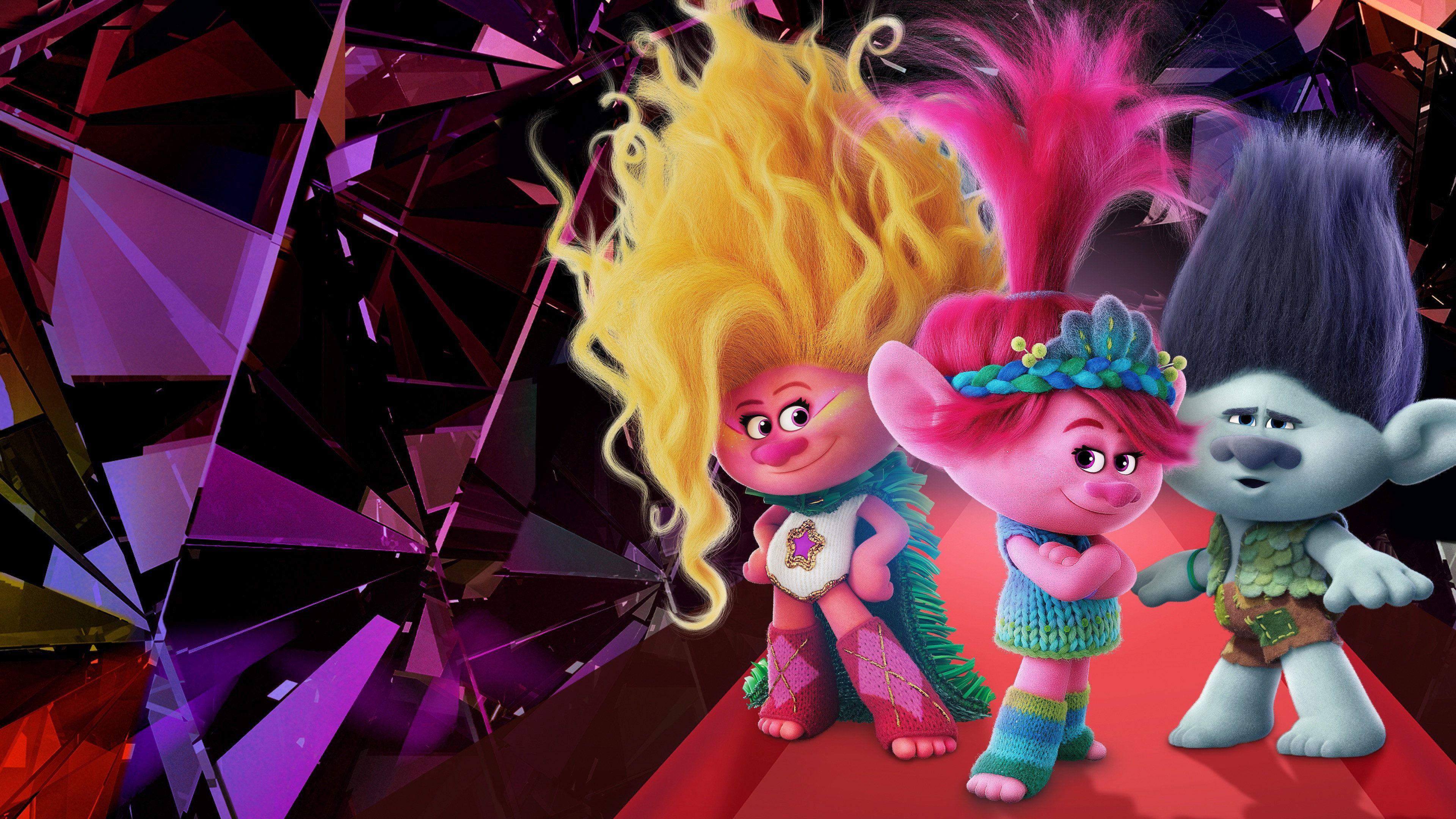 3840x2160 Trolls 3: Todos juntoságenes de fondo