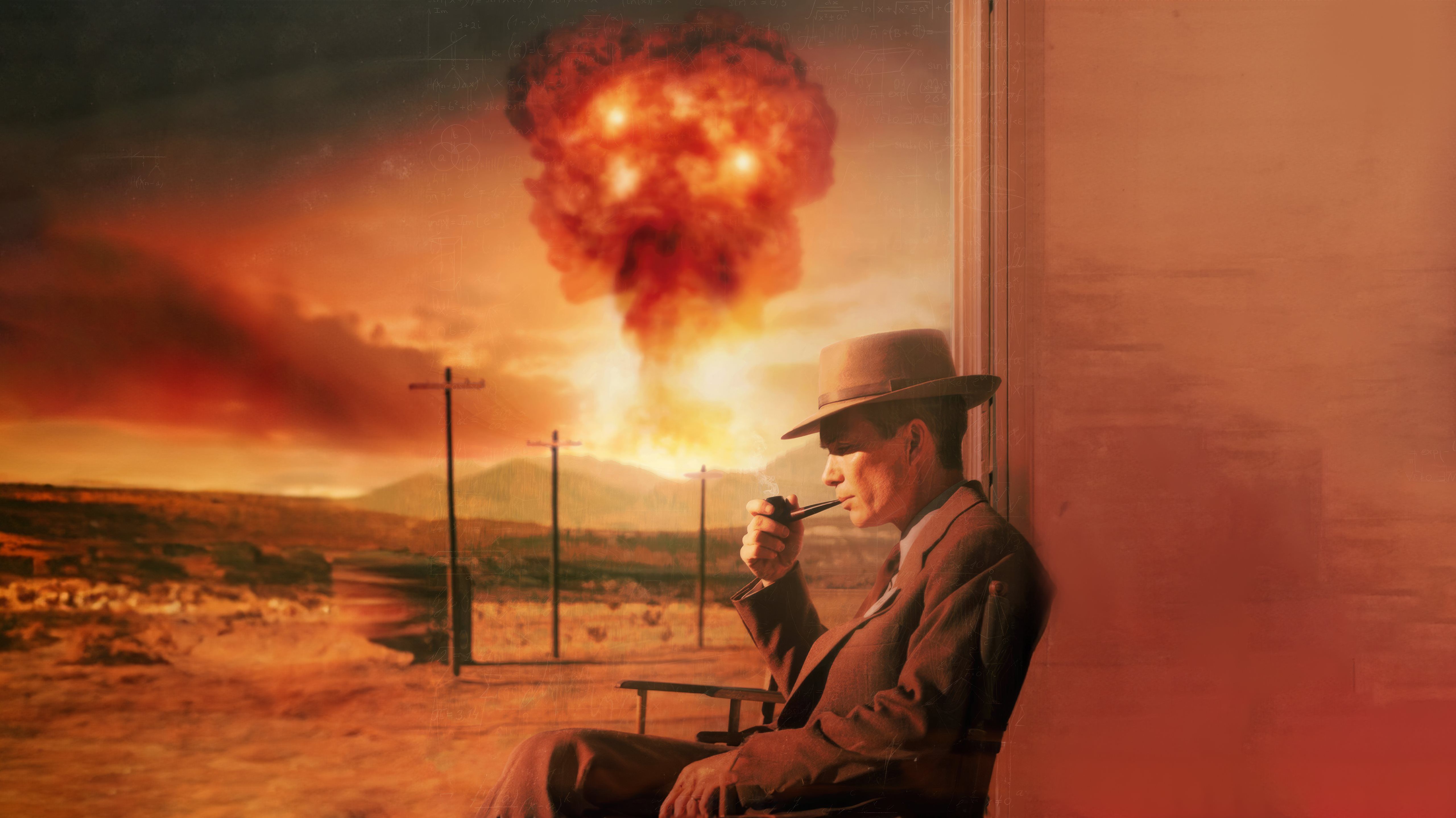 5120x2880 cillian murphy oppenheimer iMac Wallpaper Download