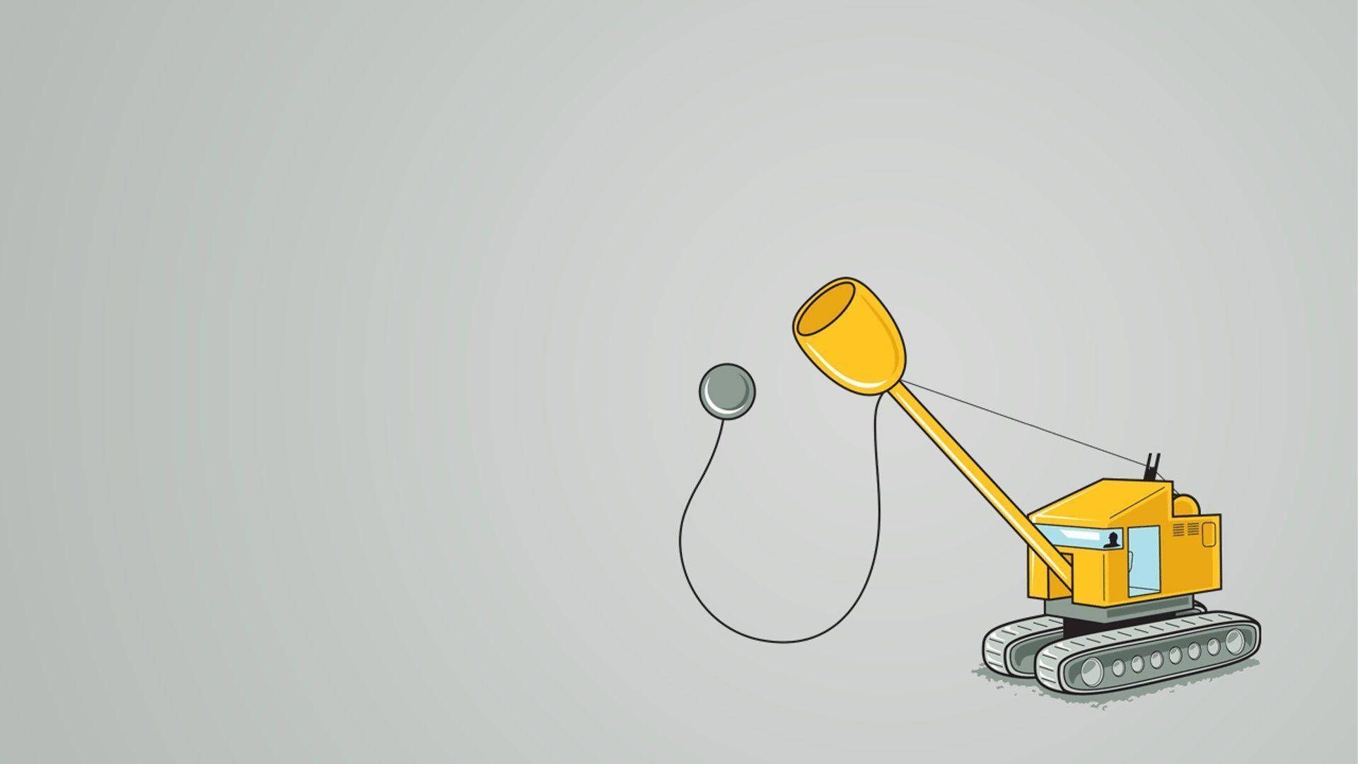 1920x1080 Download Industrial Construction Equipment at Work Wallpaper