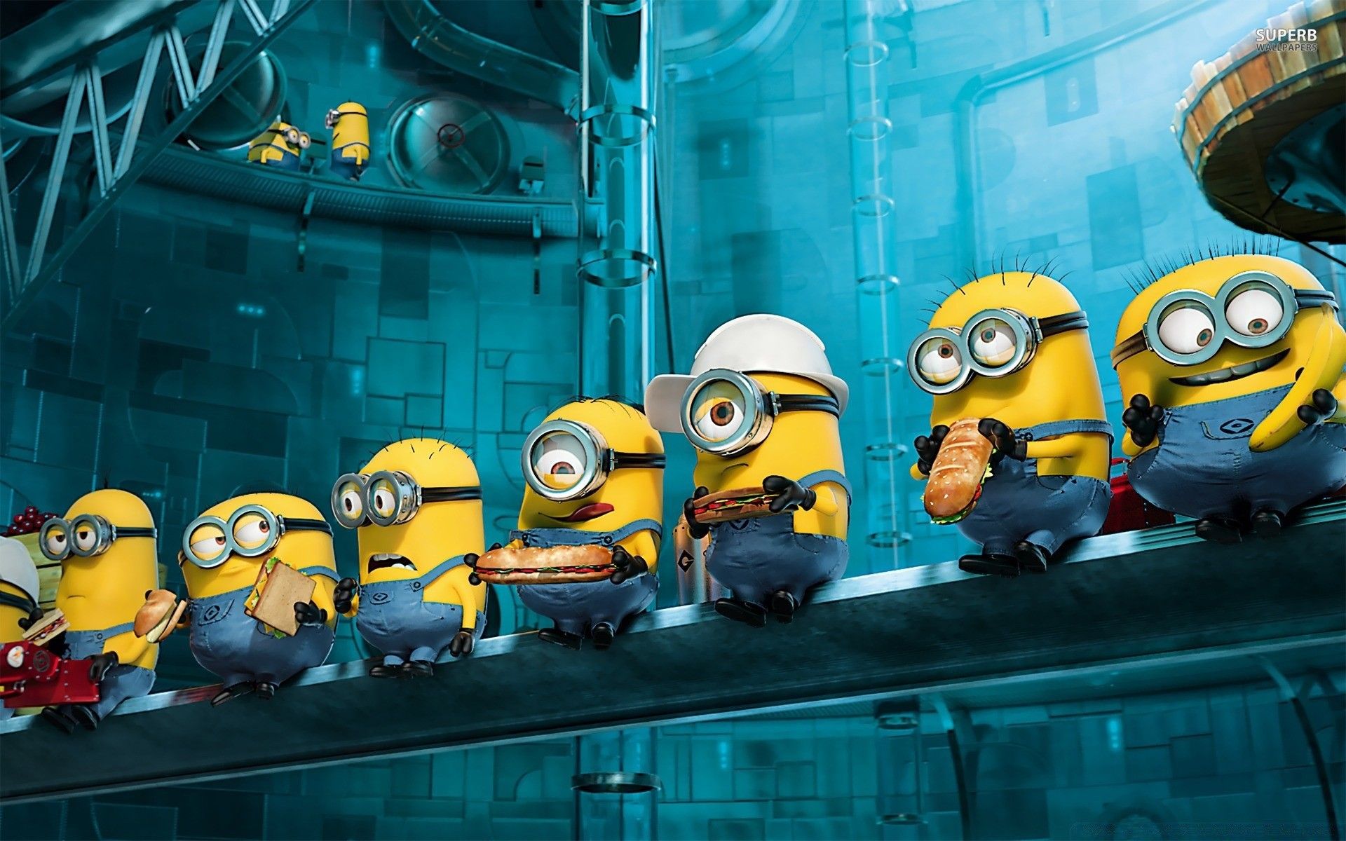 1920x1200 Minions Are Builders Minions On The Construction