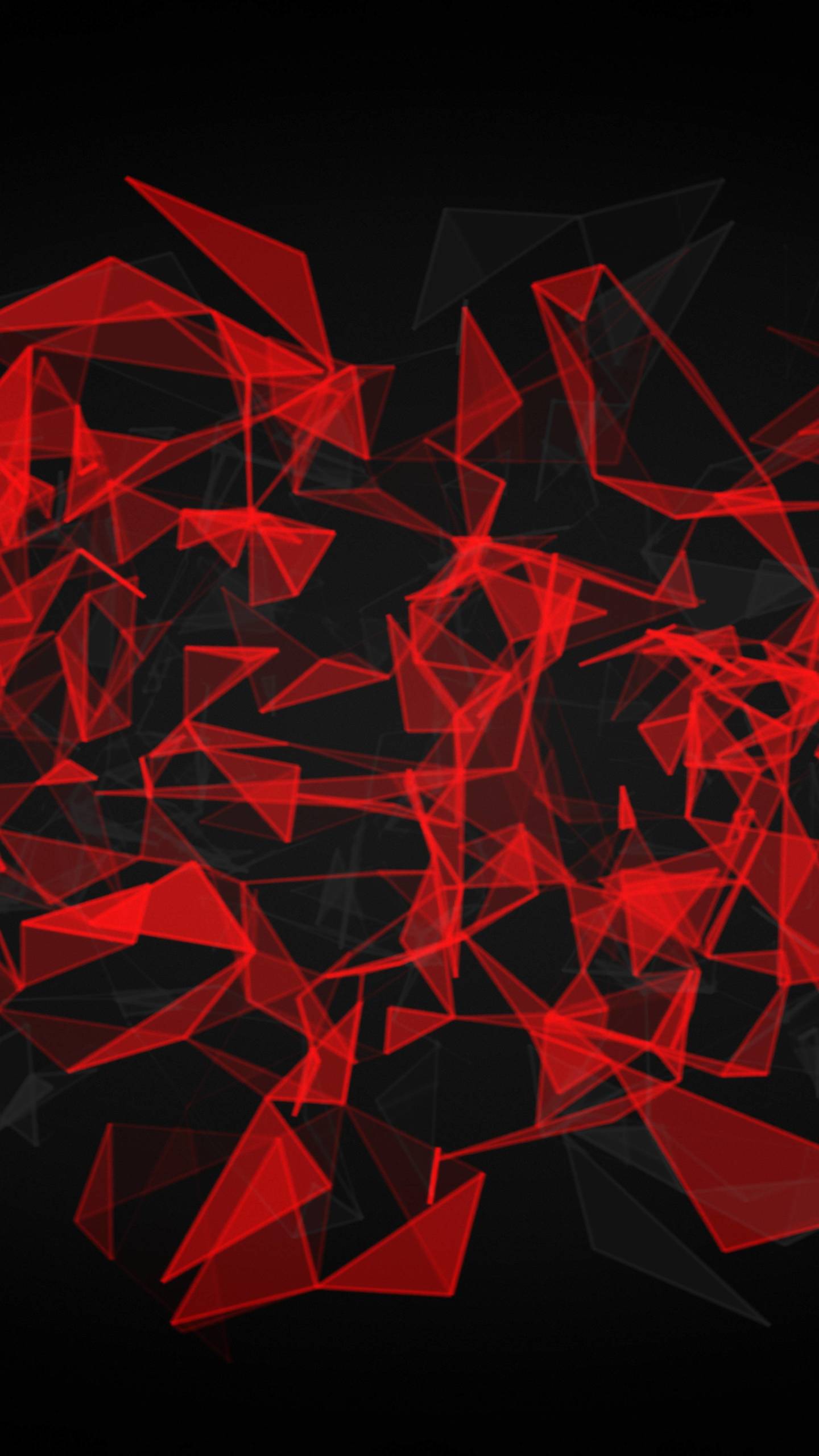 1440x2560 Red And Black Polygon Samsung Galaxy S S Google Pixel XL , Nexus 6P , LG G5 Wallpaper, HD Abstract 4K Wallpaper, Image, Photo and Background
