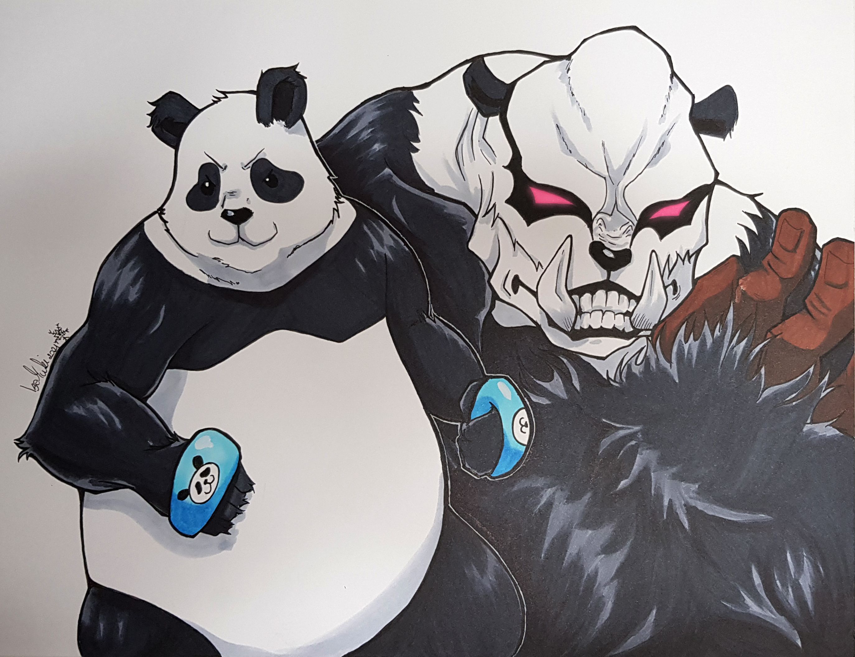 2748x2112 Panda Jujutsu Kaisen Wallpaper