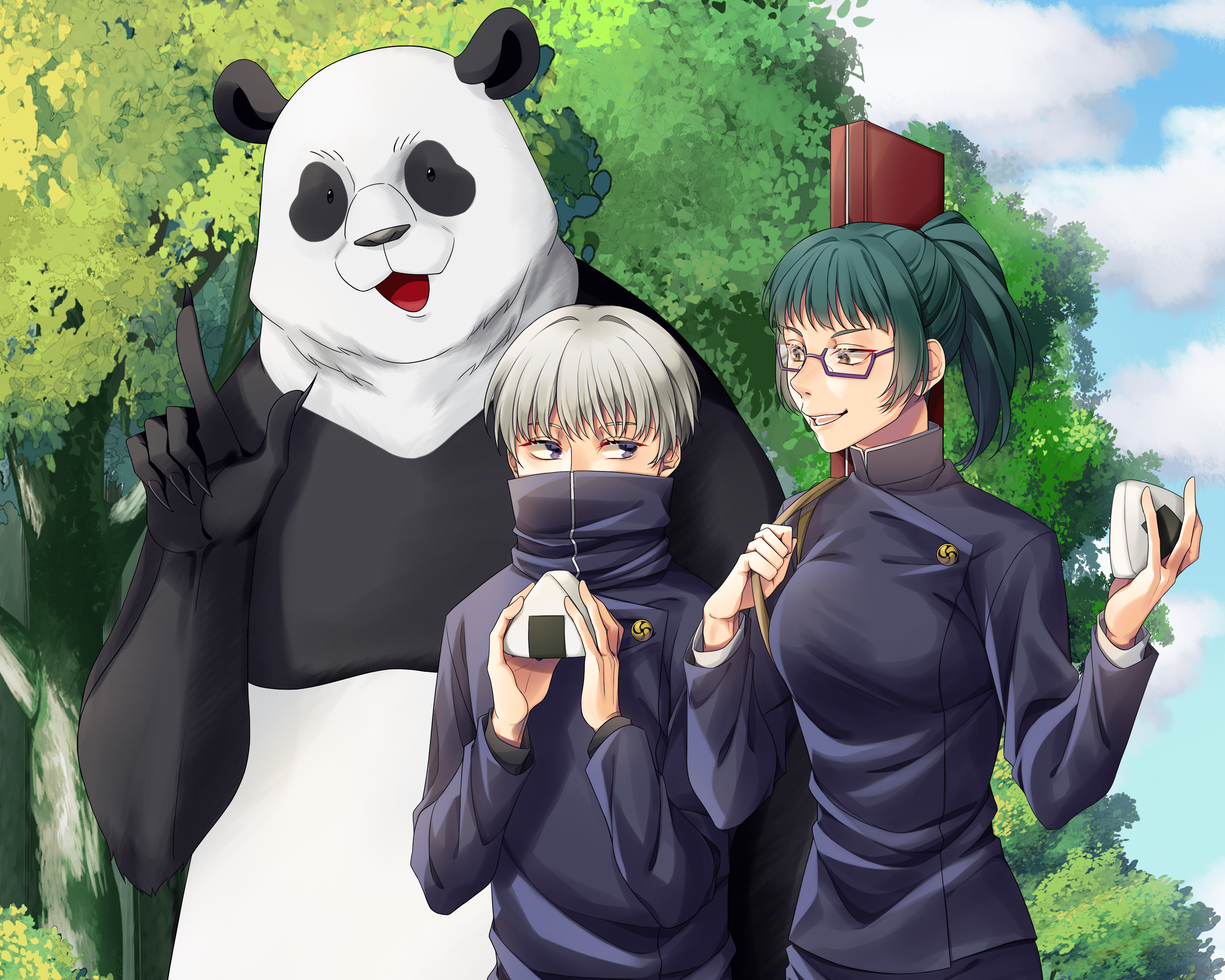 3096x2477 Panda (Jujutsu Kaisen) Wallpaper and Background: Free HD Download