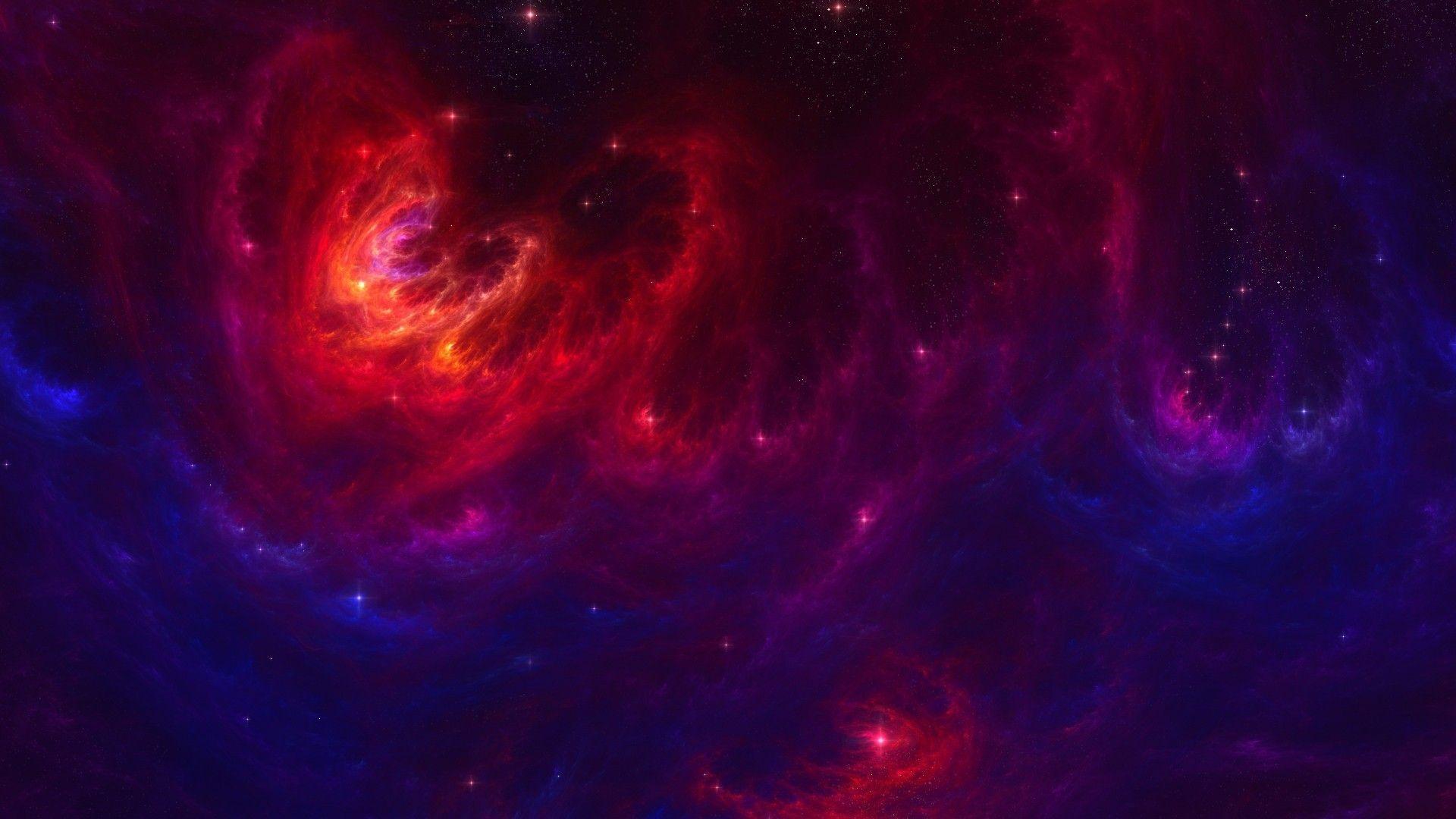1920x1080 Red and Purple Wallpaper
