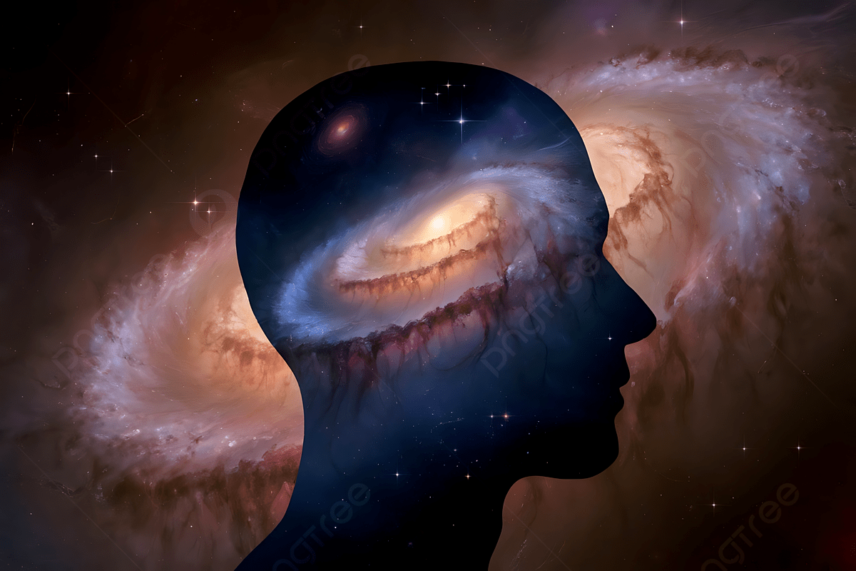 1200x800 Cosmic Human Head Silhouette With Stars And Galaxies Inside, Human Head Silhouette, Swirling Galaxies, Infinite Potential Background Image And Wallpaper for Free Download