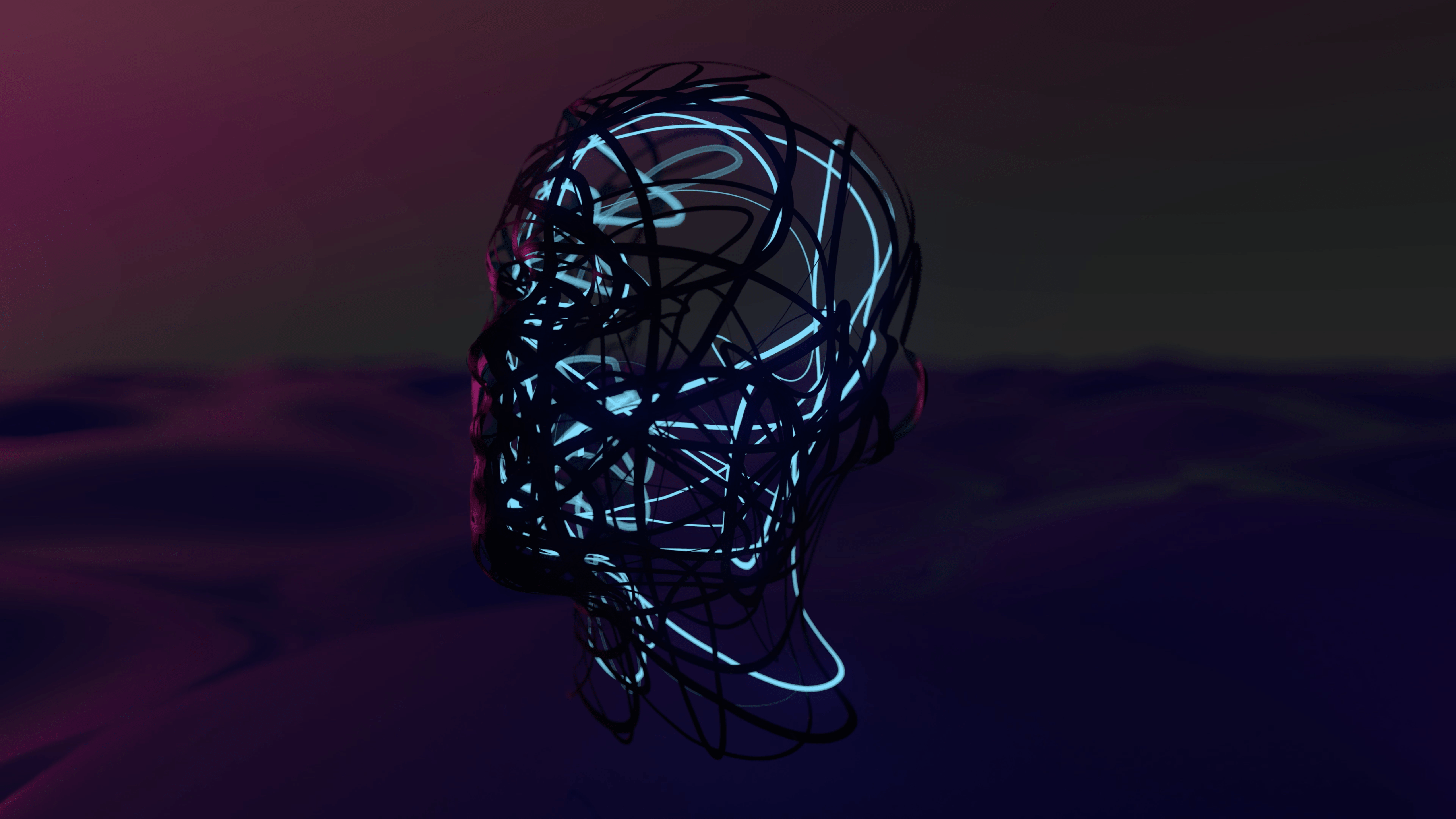 5120x2880 Human Art Wallpaper