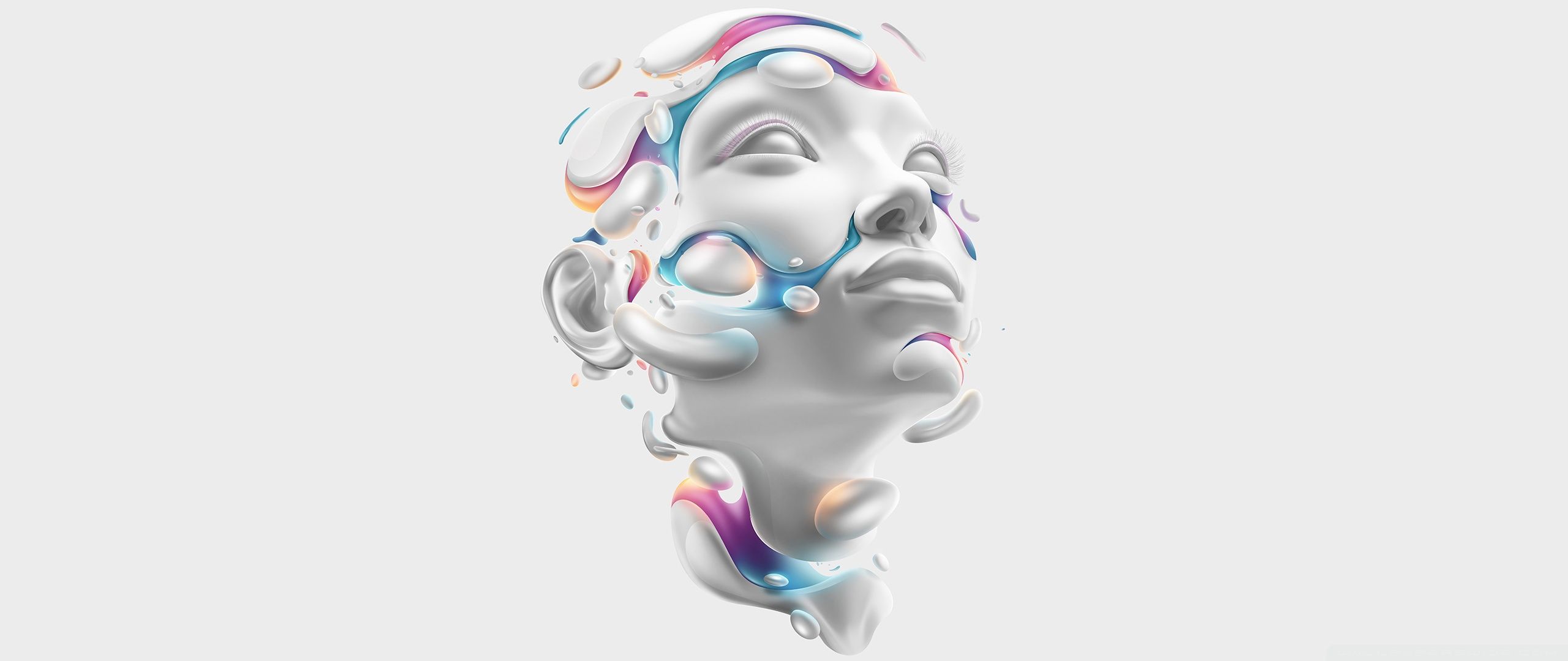 2560x1080 Android 3D Human Model Art 4K UHD Wallpaper for UltraHD Desktop and TV : Widescreen and UltraWide Display : Smartphone and Tablet Devices