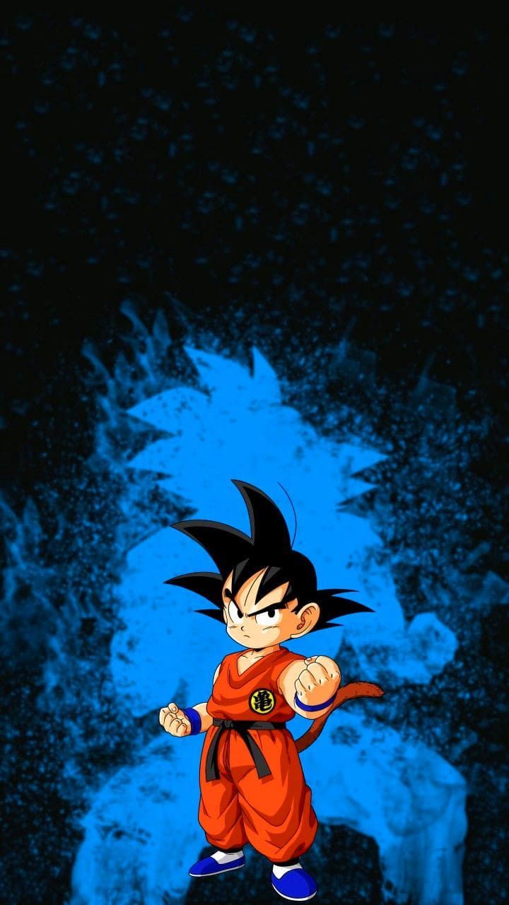 720x1280 Kid Goku Phone Wallpaper
