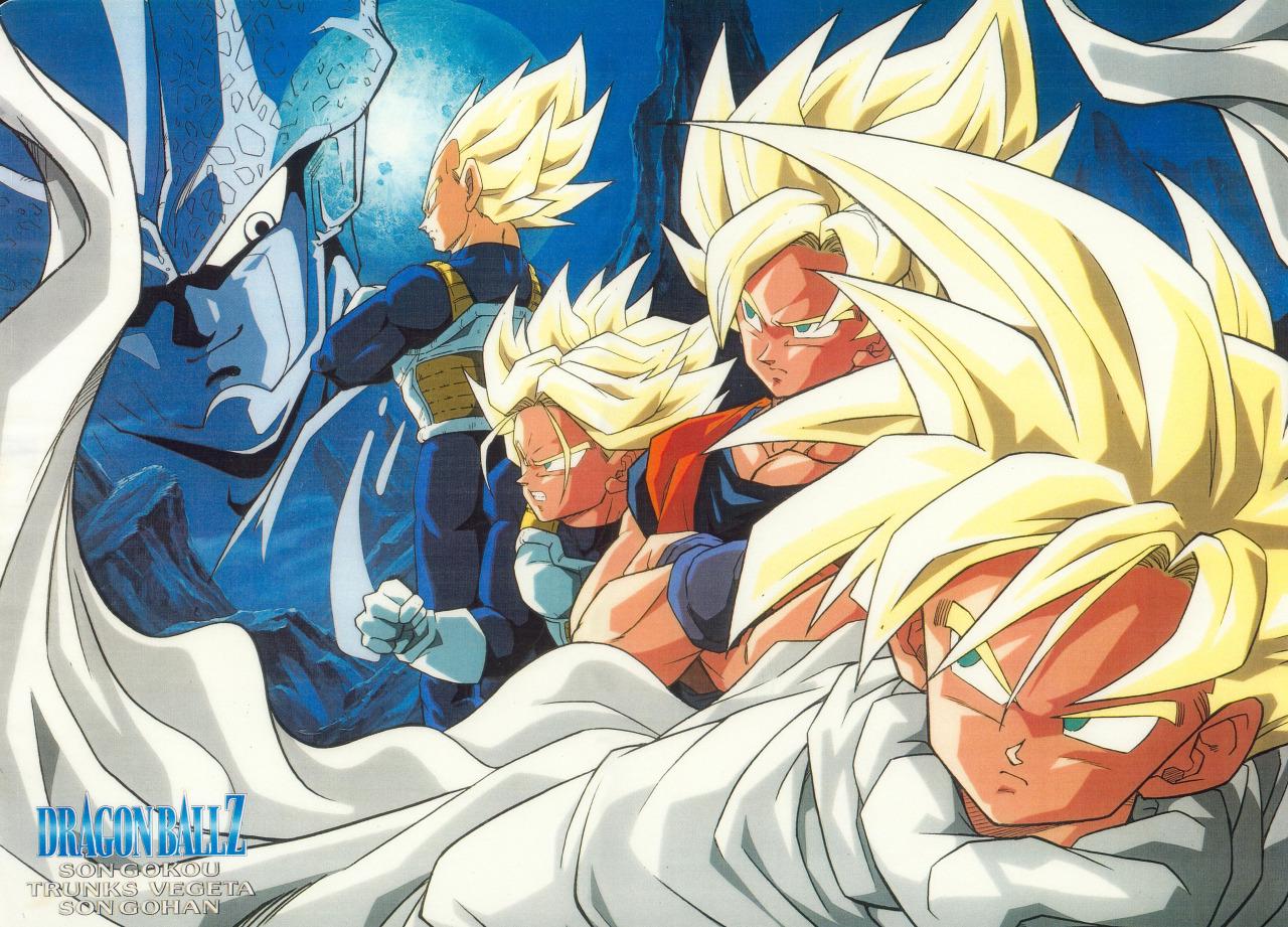 1280x921 Stumbled upon this drawing from an old DBZ artbook, makes a nice wallpaper
