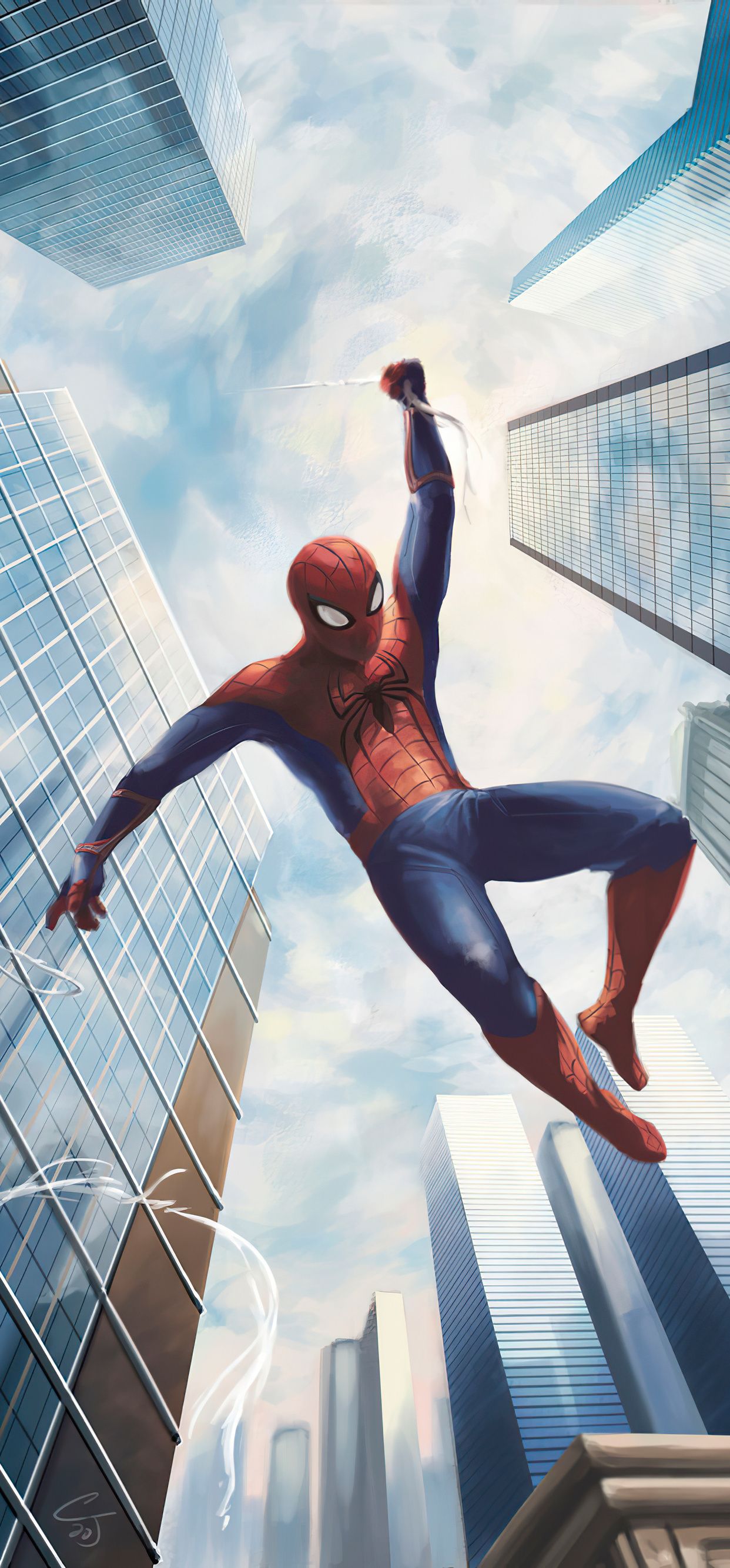 1242x2668 Spiderman Swinging 4k iPhone XS MAX , HD 4k Wallpaper, Image, Background, Photos and Picture