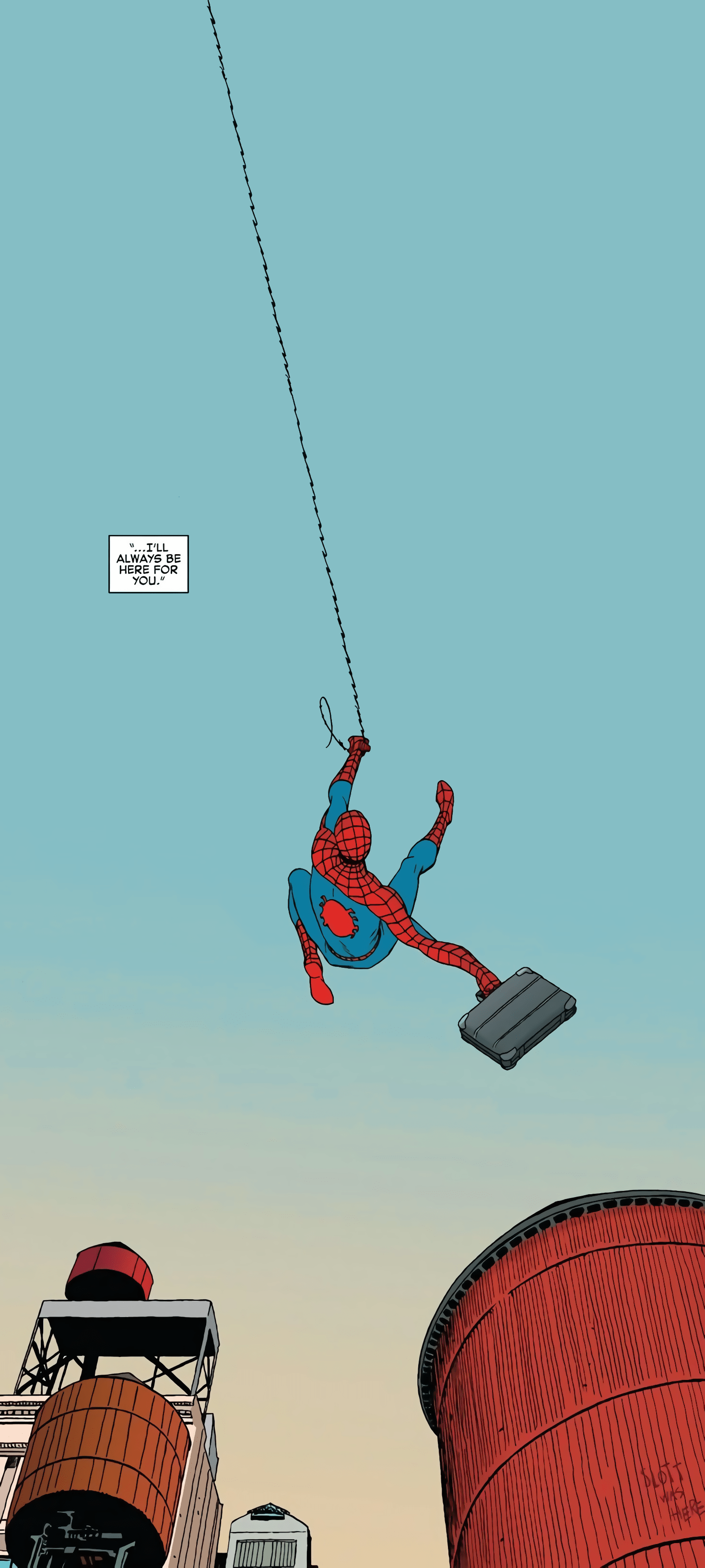 1470x3268 Spider Man Comic Books Scene Wallpaper For Phone