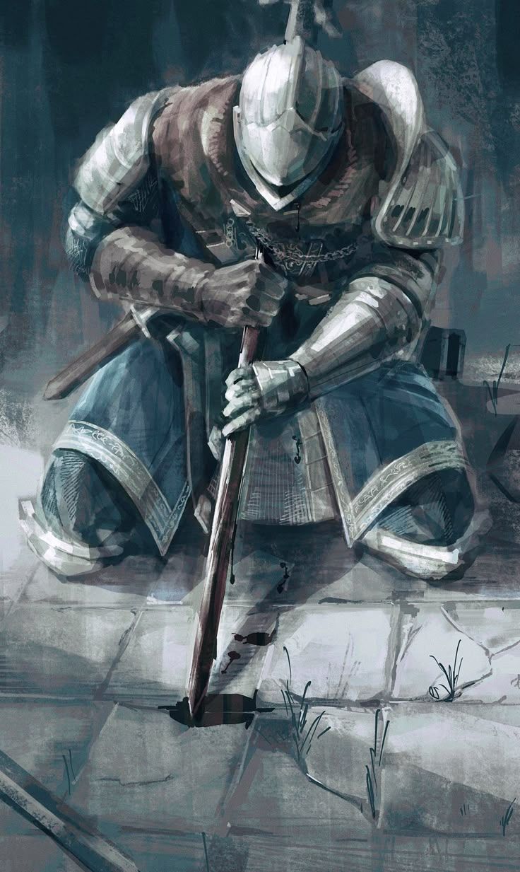 736x1233 Dark souls 1 wallpaper. Lone knight wallpaper, Knight last stand wallpaper, Knight art
