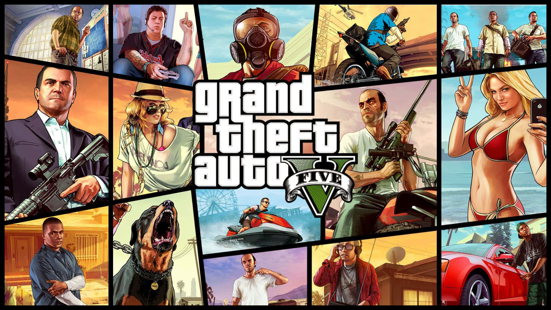 1920x1080 Download Gta Background Grand Theft Auto Five Loading Screen Background
