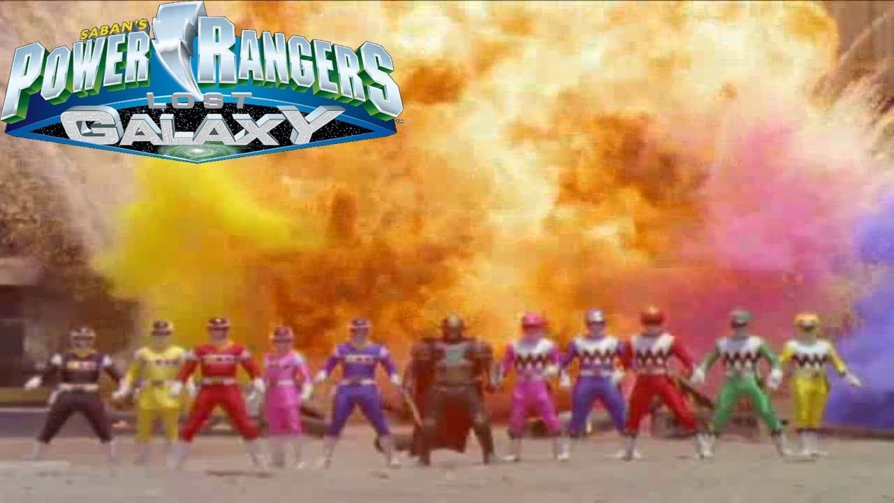 1280x720 Power Rangers Lost Galaxy In Space Team Up Fan Opening