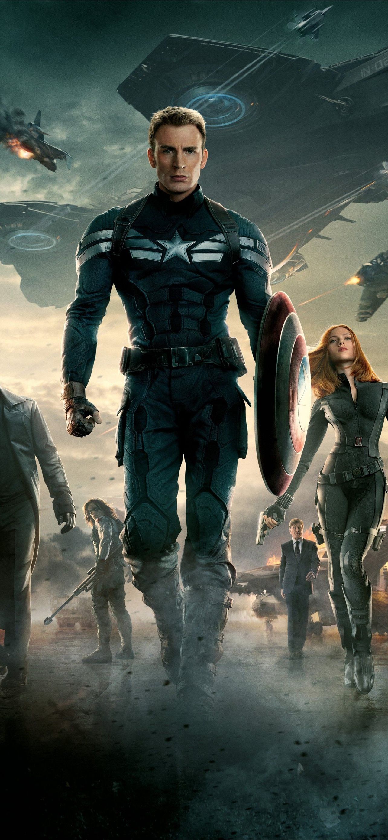 1284x2778 captain america the winter soldier iPhone Wallpaper Free Download