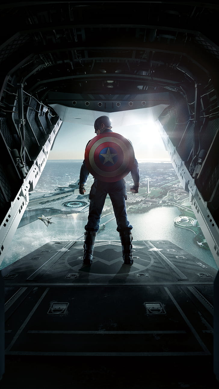 728x1294 Captain America: The Winter Soldier 1080P, 2K, 4K, 5K HD wallpaper free download, sort