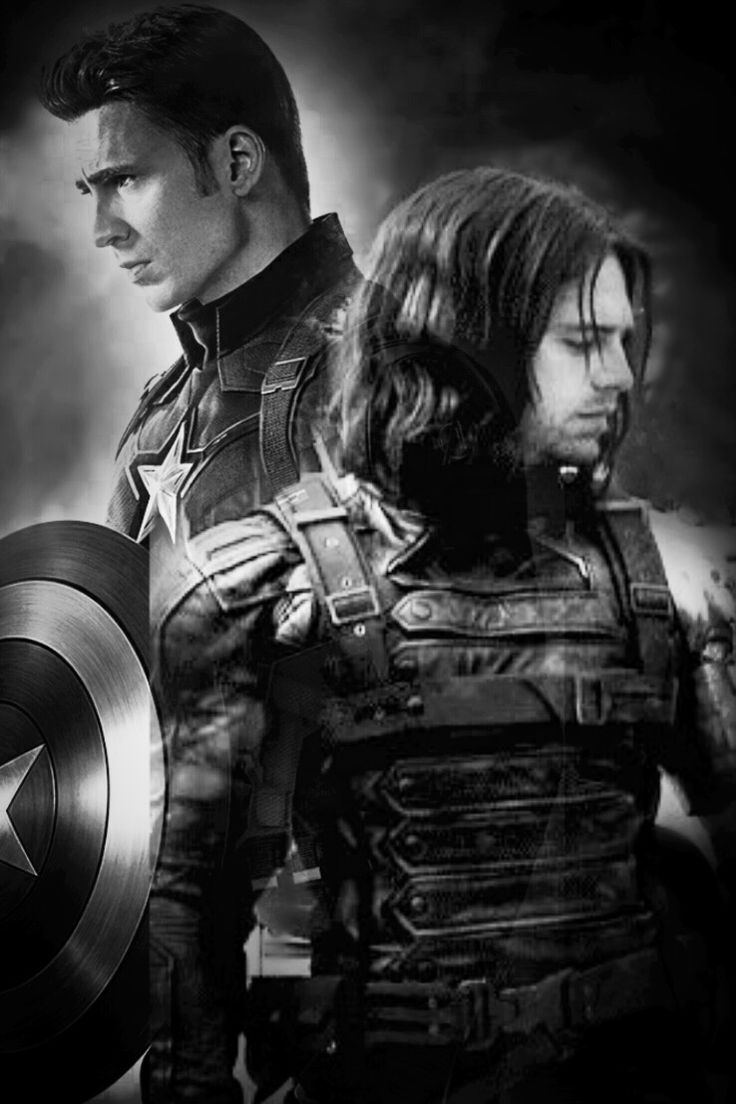 736x1104 Captain America and the Winter Soldier. (Steve Rogers and Bucky Barnes.)