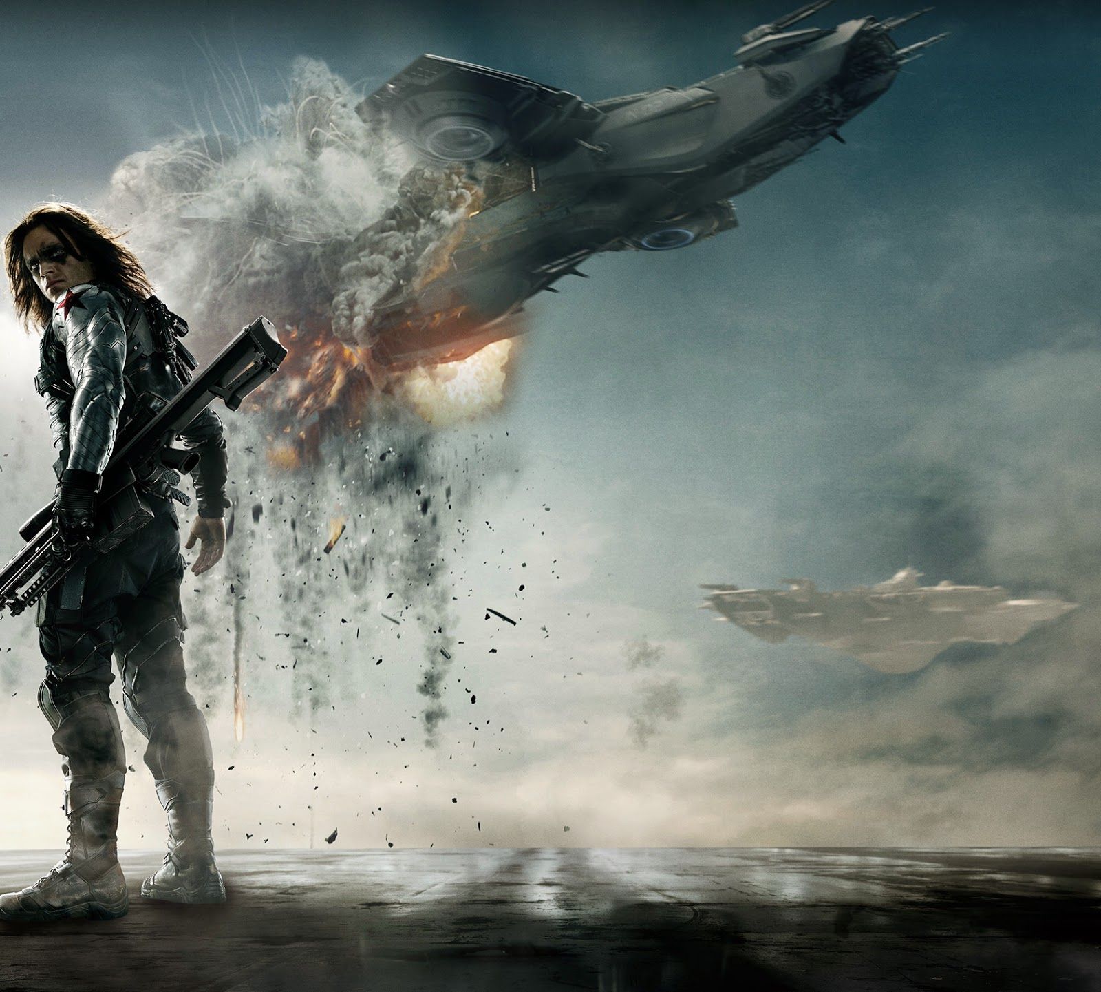 1600x1441 Comic books, movies, games blog everything related to fiction source Presented by LEAGUE OF FICTION: Captain America Winter Soldier Desktop Wallpaper
