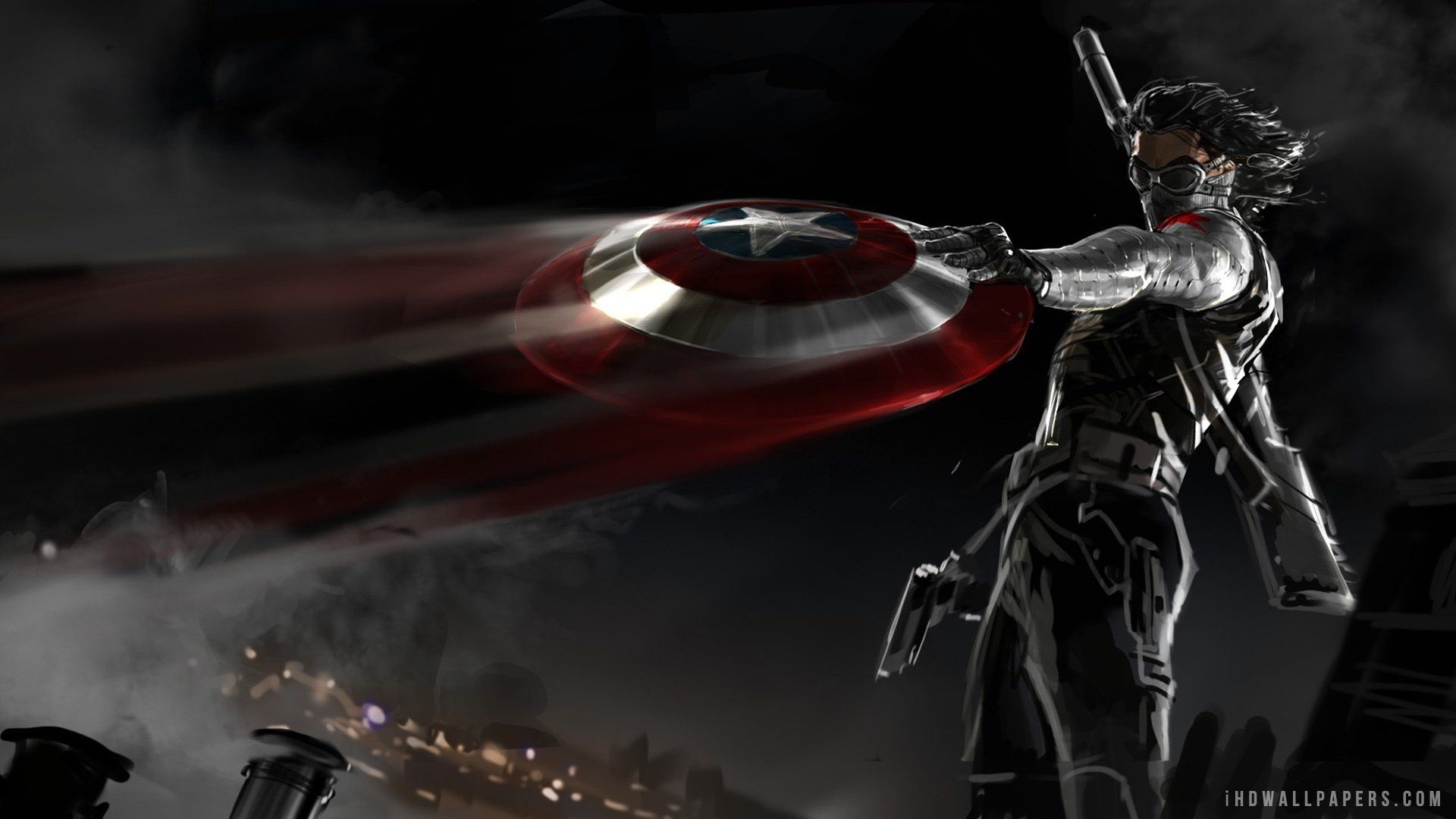 1920x1080 Winter Soldier HD Wallpaper from Captain America: The Winter Soldier Moviex1080