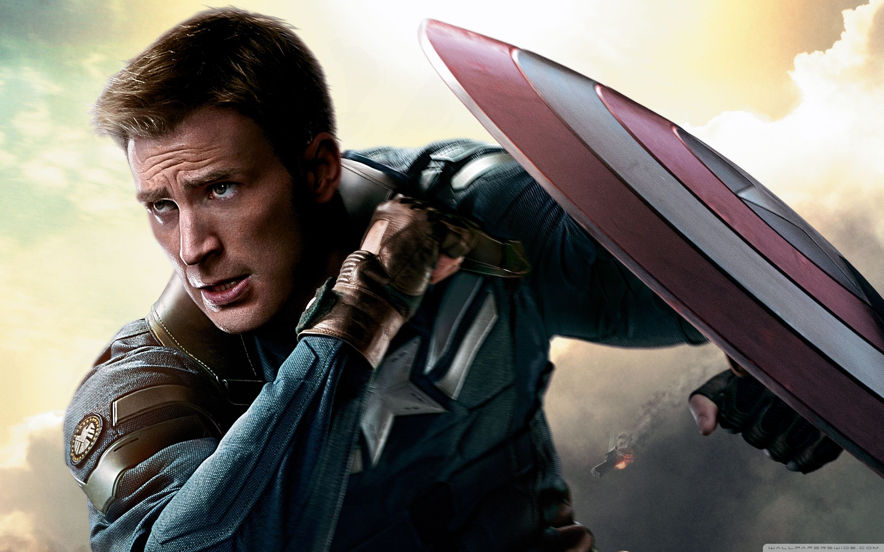 2880x1800 Chris Evans Captain America Winter Soldier 4K UHD Wallpaper for UltraHD Desktop and TV : Smartphone and Tablet Devices