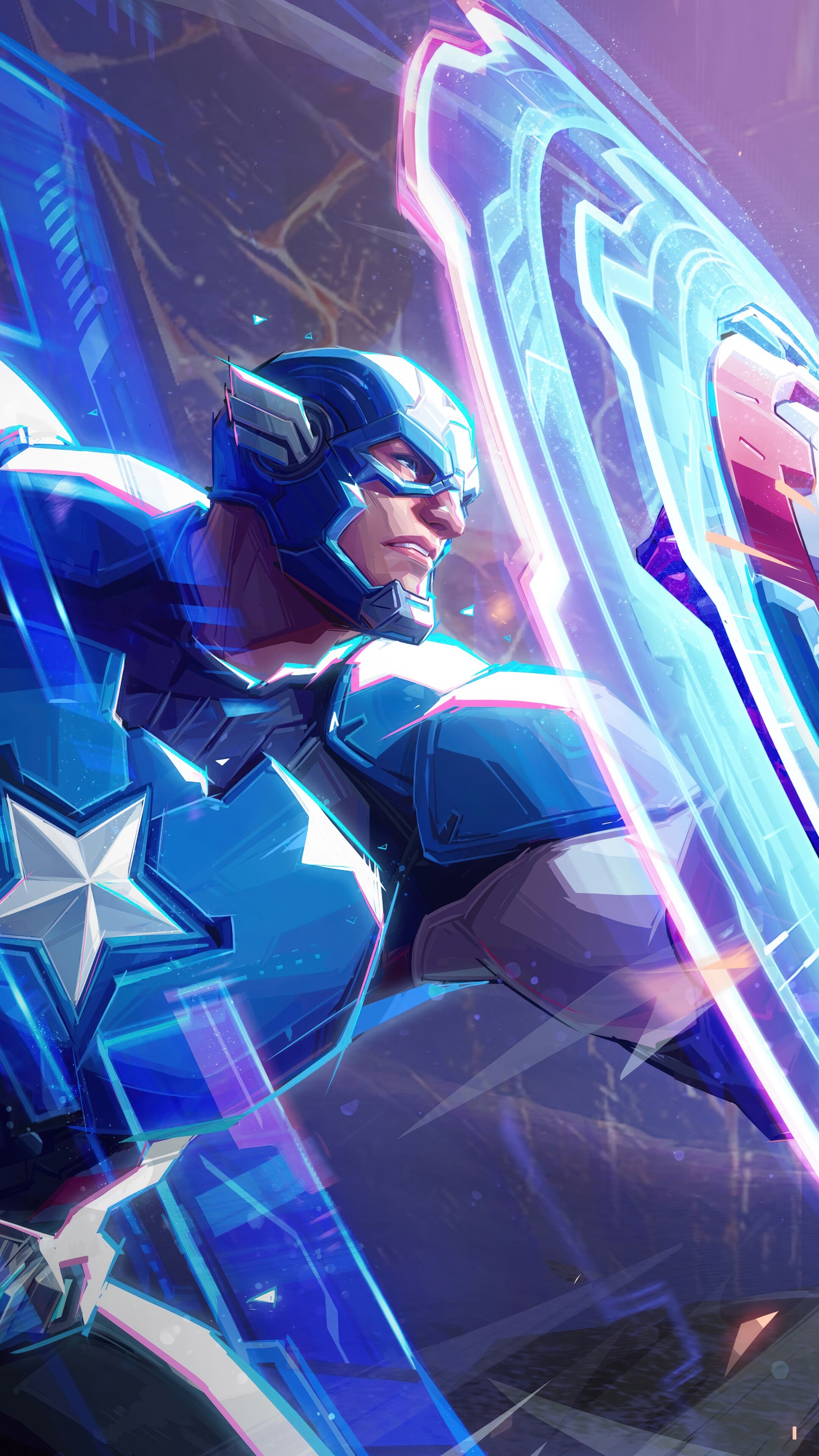 2160x3840 Marvel Rivals Captain America vs. Winter Soldier 4K Wallpaper iPhone HD Phone b