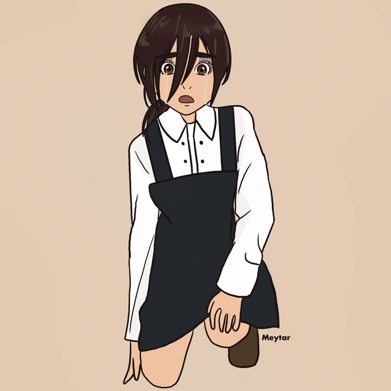 1280x1280 Download Gabi Braun in a Thoughtful Moment Wallpaper